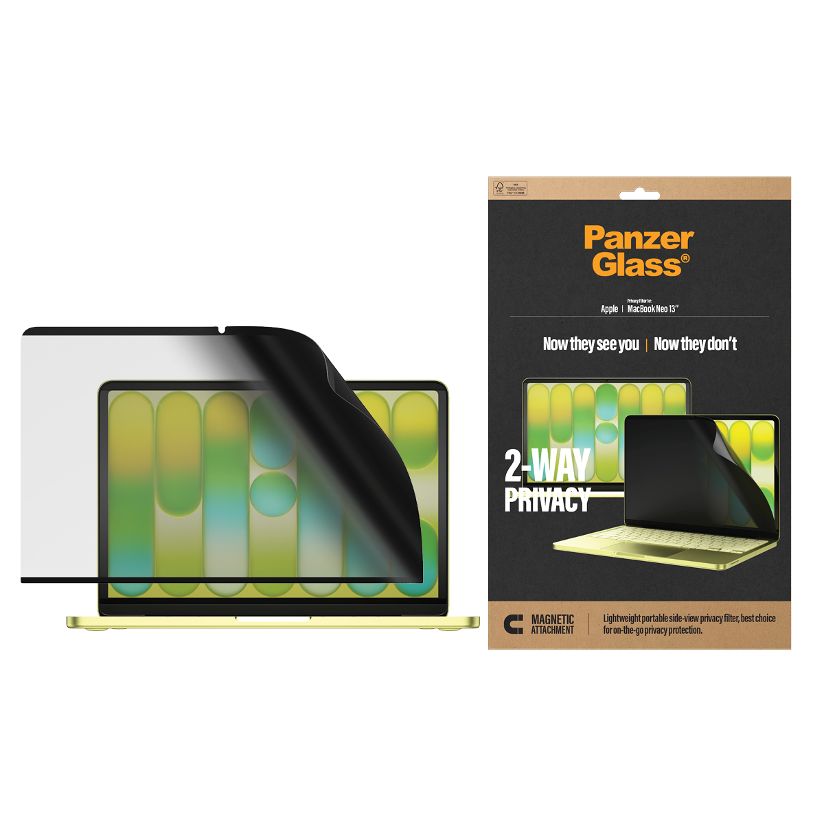 PANZERGLASS PRIV SCR PROTECTOR APPLE MACBOOK NEO 13IN