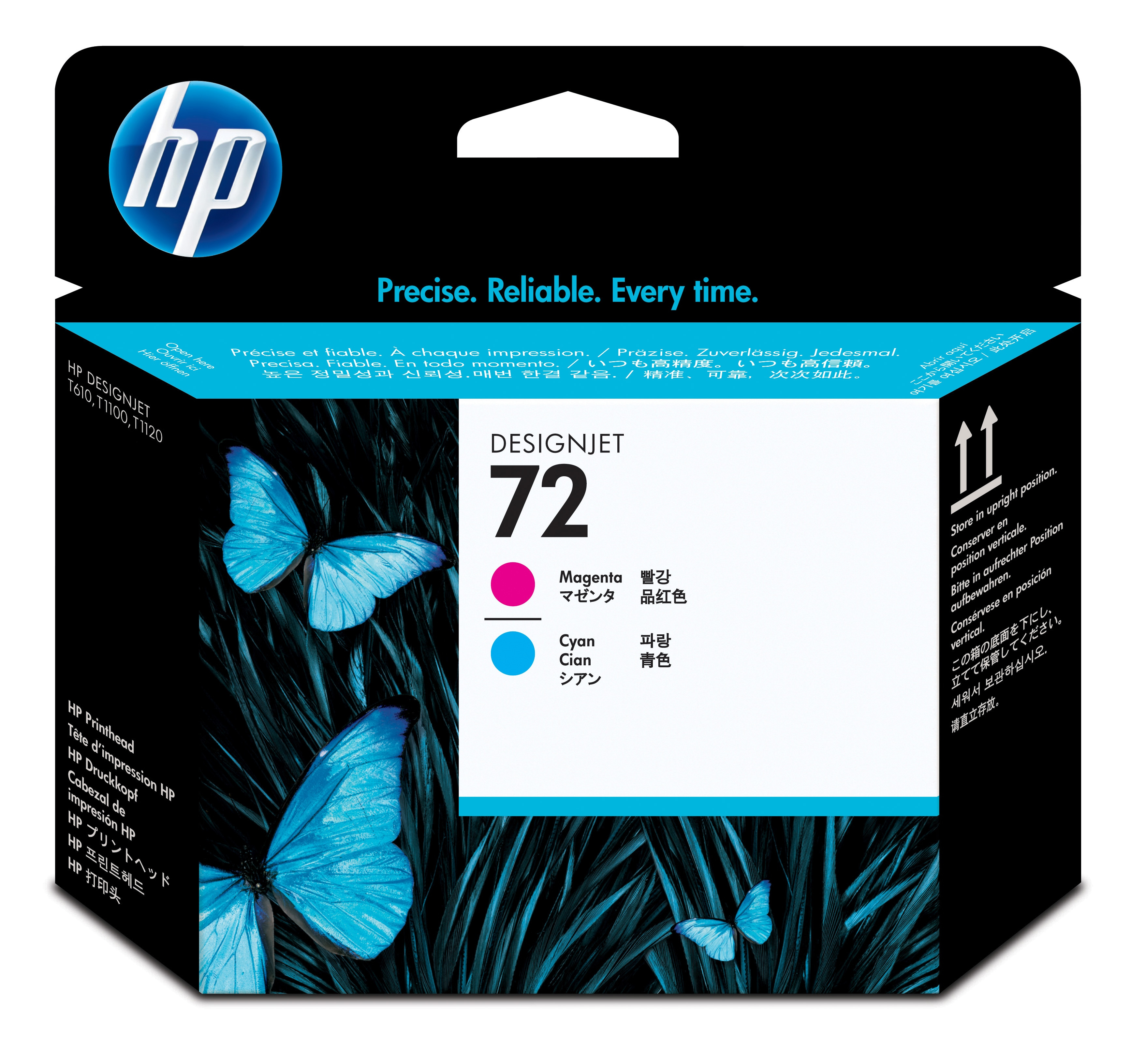 HP 72(C9383A) magenta, cyan Druckkopf