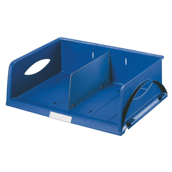 LEITZ Briefablage Sorty A4 quer blau DIN A4, 1 St.