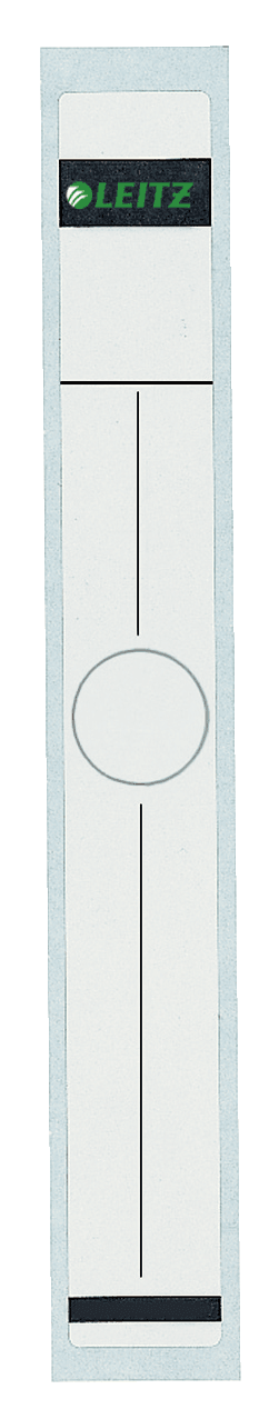 LEITZ Ordneretiketten 6094 grau für 5,0 cm Rückenbreite, 10 St.