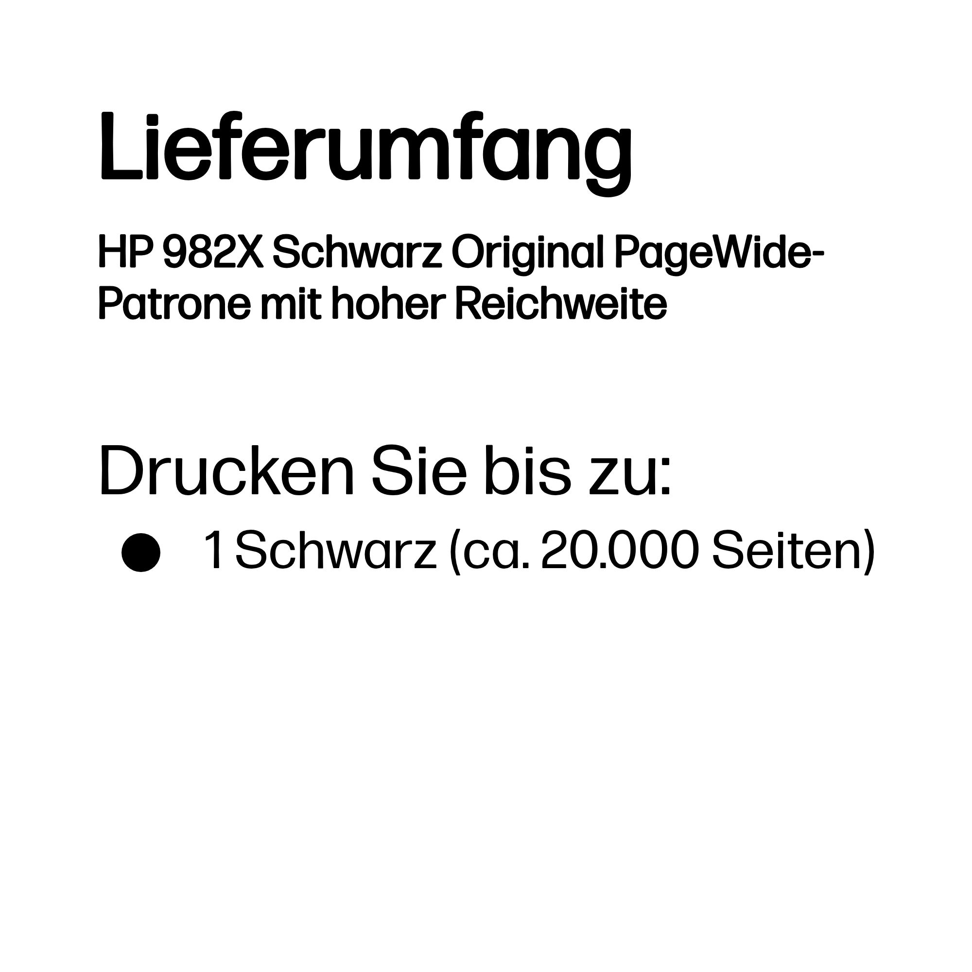 HP 982X(T0B30A) schwarz Druckerpatrone