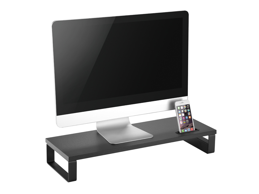 Equip Monitortischerhöhung 3xUSB2.0/Handyhalter 15Kg schwarz retail