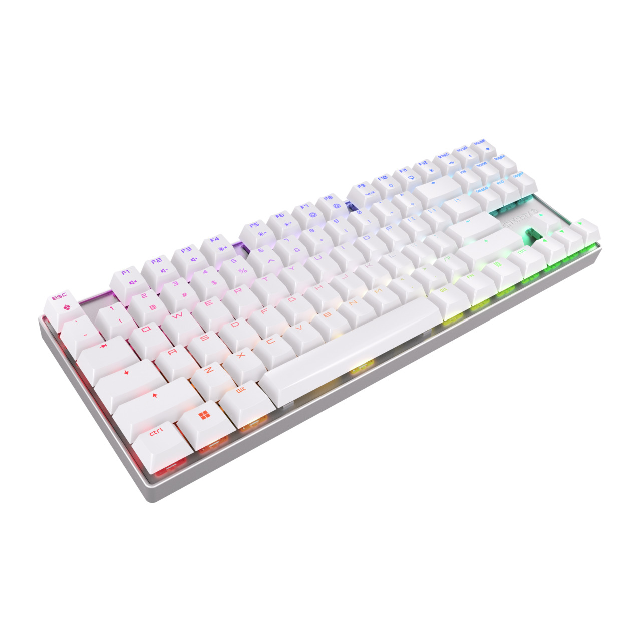 CHERRY XTRFY MX 8.2 Wireless Tastatur RGB DE MX Rot TKL 80%