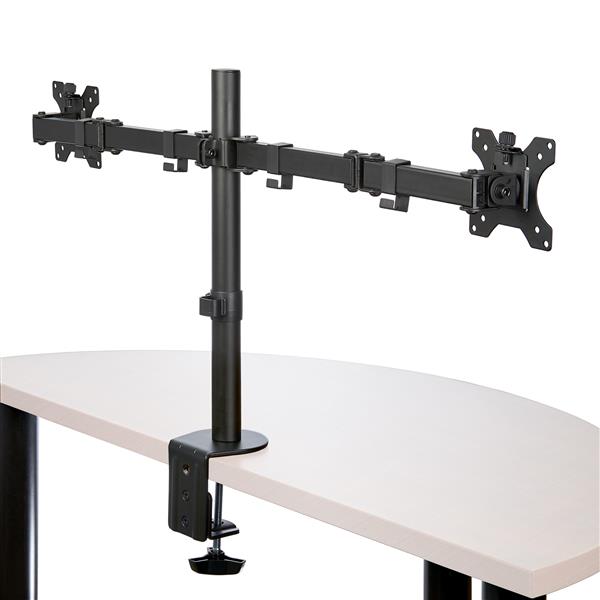 STARTECH.COM Desk Mount Dual Monitor Arm - Articulating - Premium Desk Clamp / Grommet Hole Mount for up to 27inch VESA Monitors