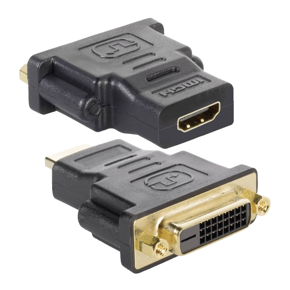 Techly HDMI Buchse auf DVI-D 24+1 dual link Buchse