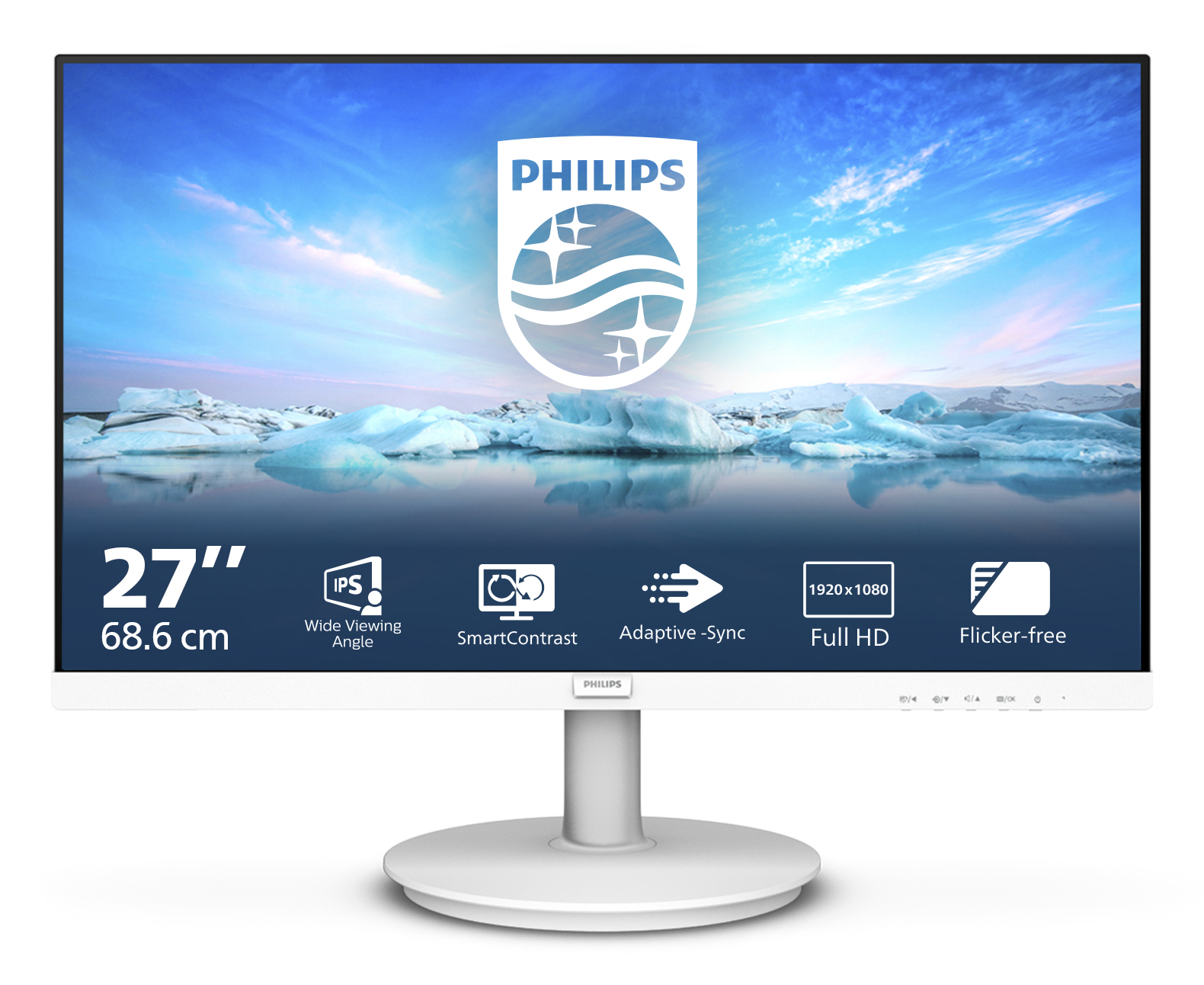 Philips 68,5cm (27,0) 271V8AW 16:09 HDMI VA 100Hz white retail