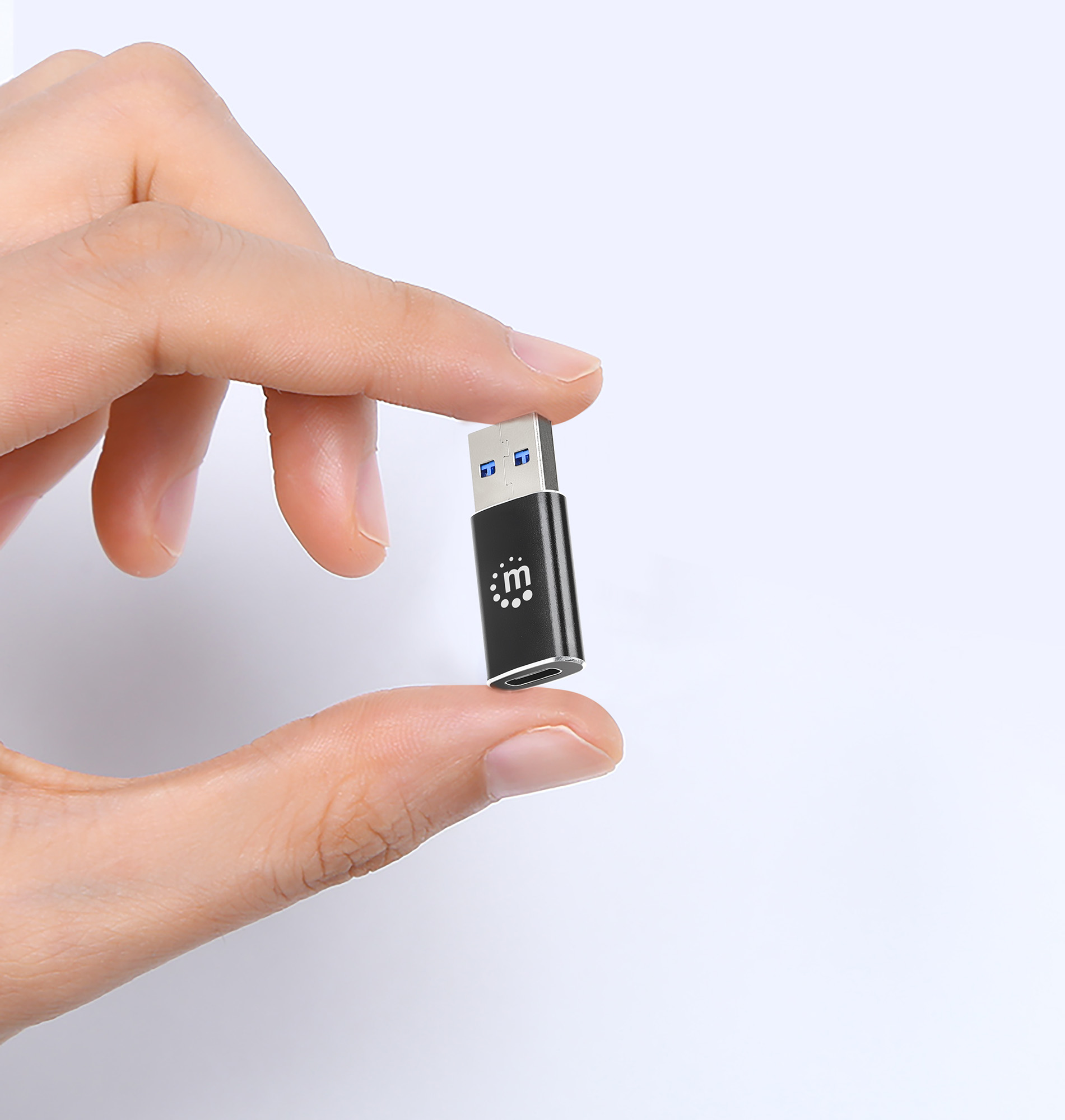 MANHATTAN USB-A auf USB-C Adapter USB 3.2 Gen 2 10Gbps