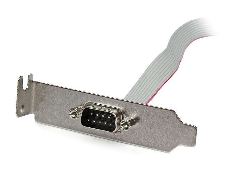 StarTech.com DB9 Slotblech 1 Port Low Profile 10 Pin Pinheader Grau