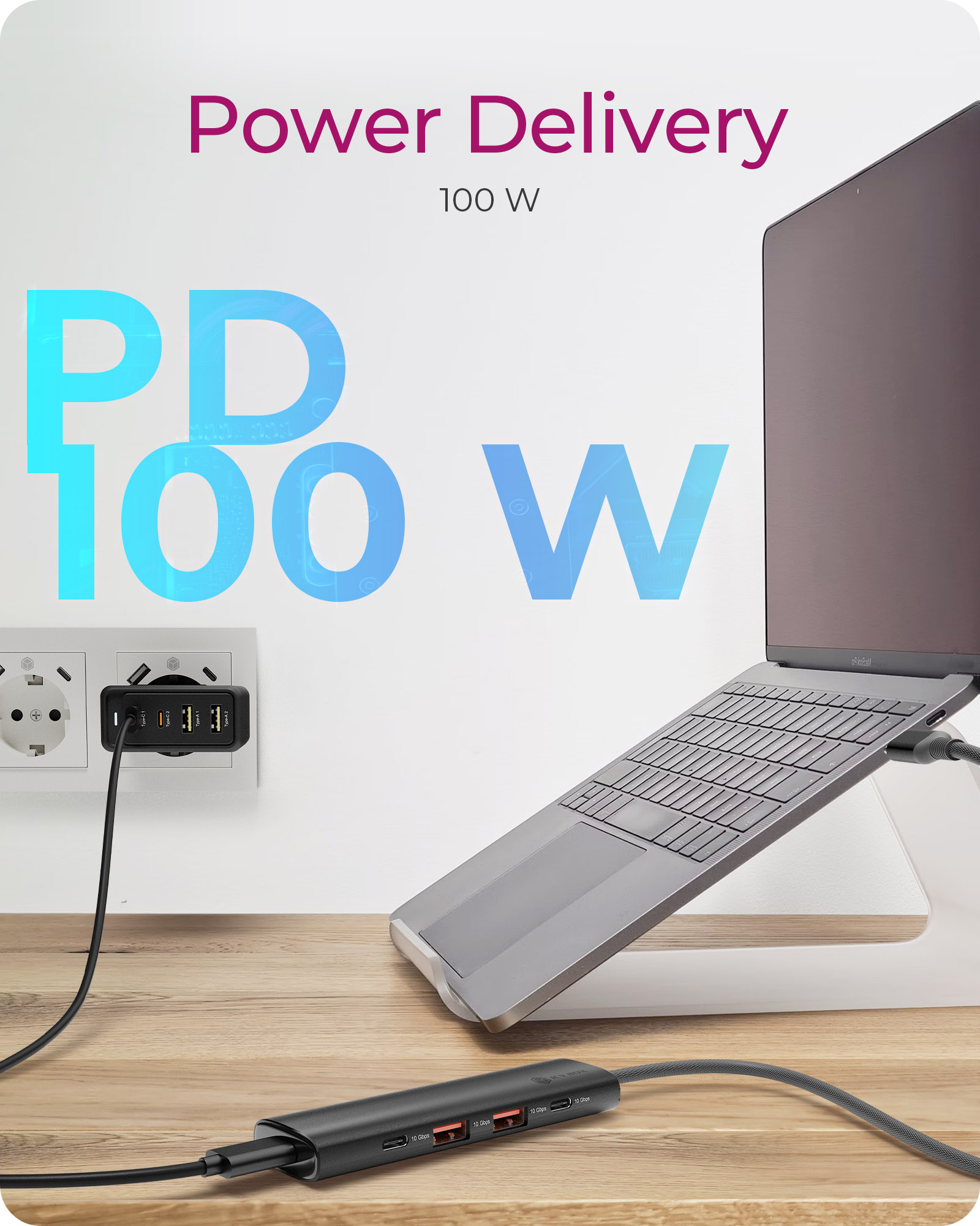Hub 4-Port IcyBox USB 3.2 IB-Hub1437-CPD