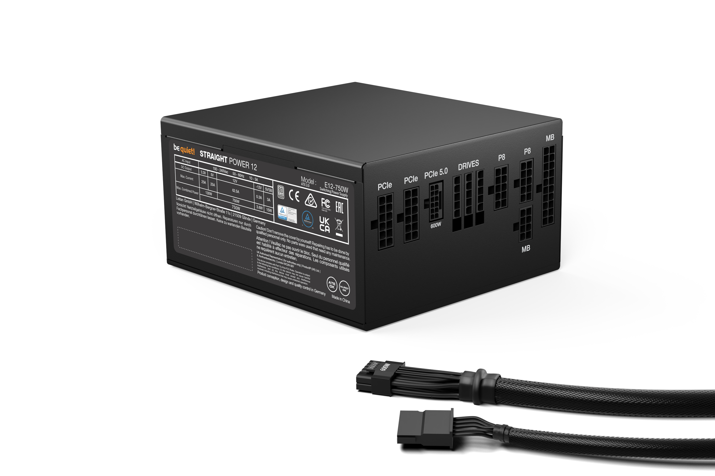 Straight Power 12 Platinum 750W ATX3.1, PC-Netzteil
