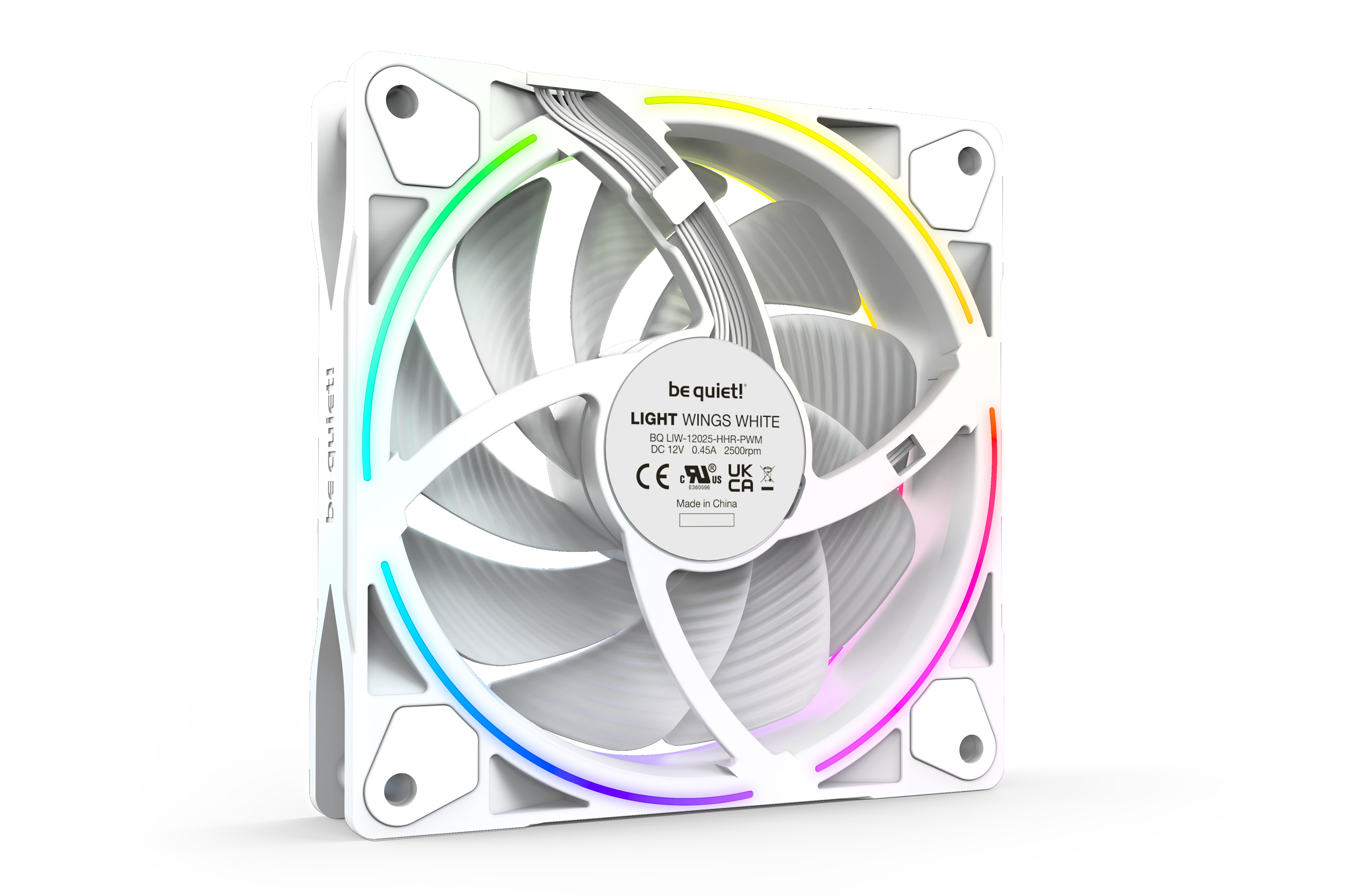 Light Wings White 120mm PWM high-speed Triple Pack, Gehäuselüfter