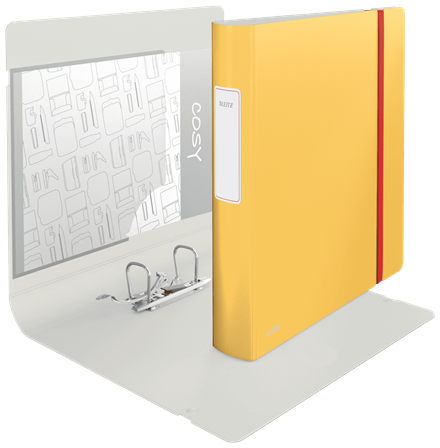 LEITZ Active Cosy Ordner warmes gelb Karton 6,5 cm DIN A4, 1 St.