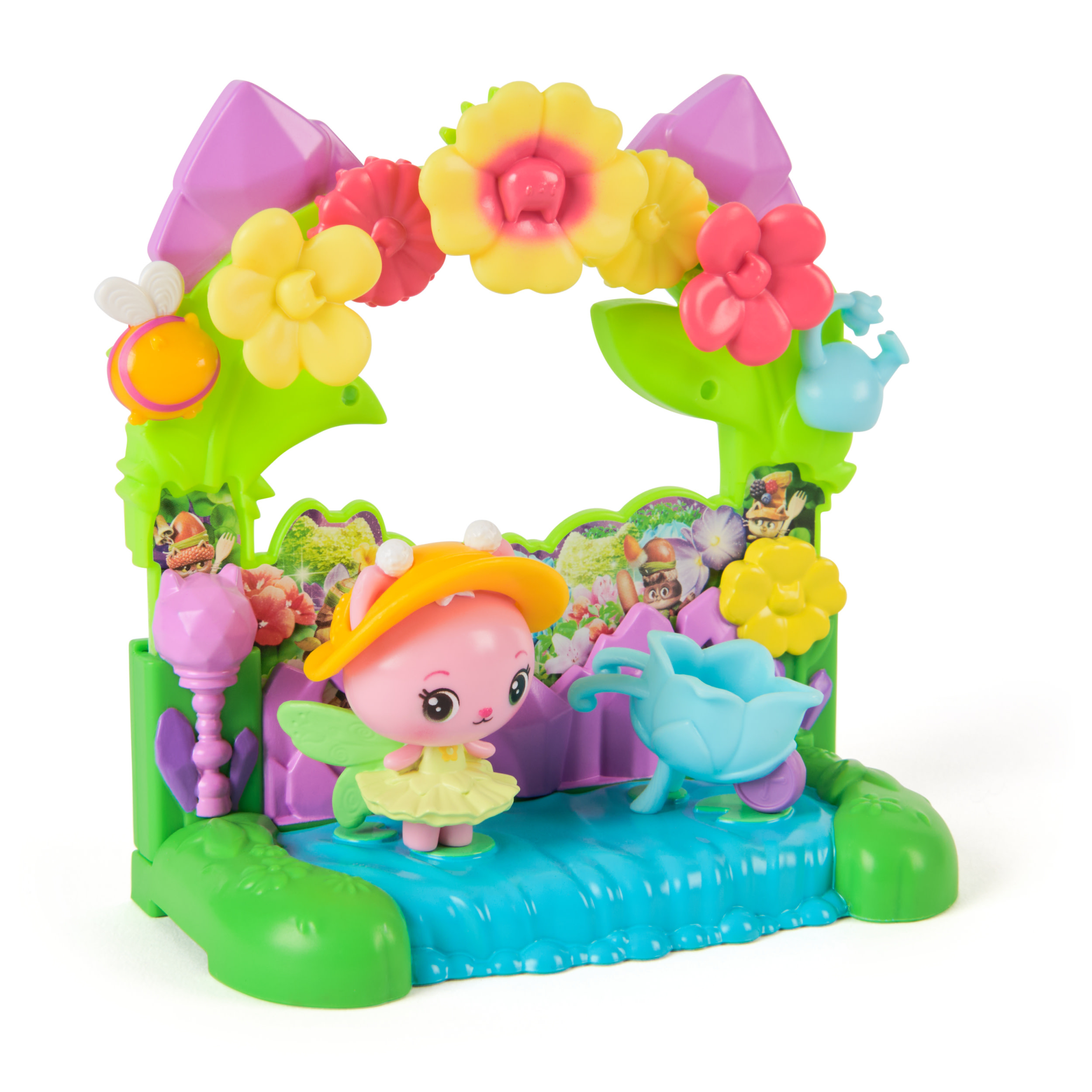 Gabby''s Dollhouse: Der Film - Balkon-Spielset Queen Kitty Fees Kristall Garten, Spielfigur