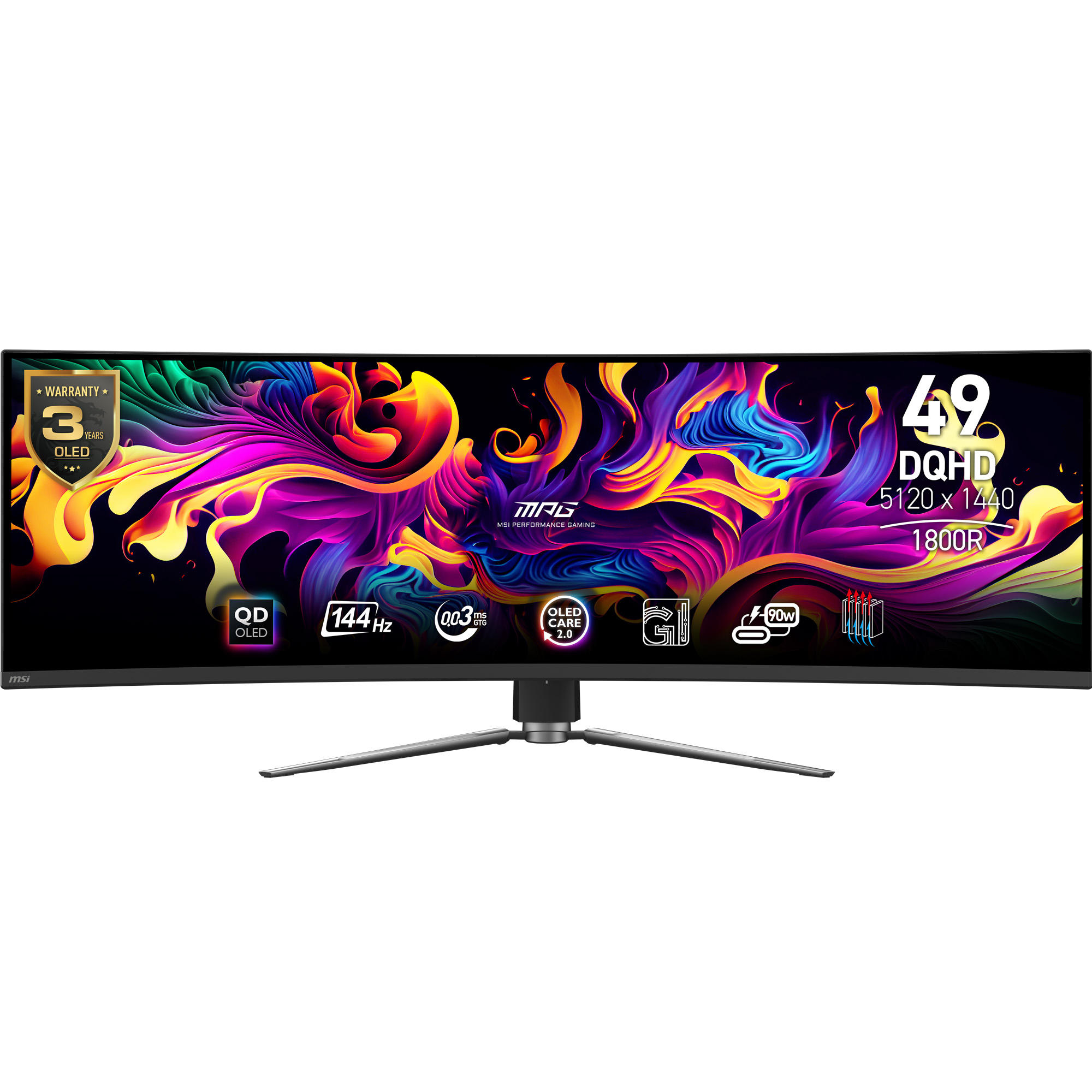 MPG 491CQPDE QD-OLED, Gaming-Monitor