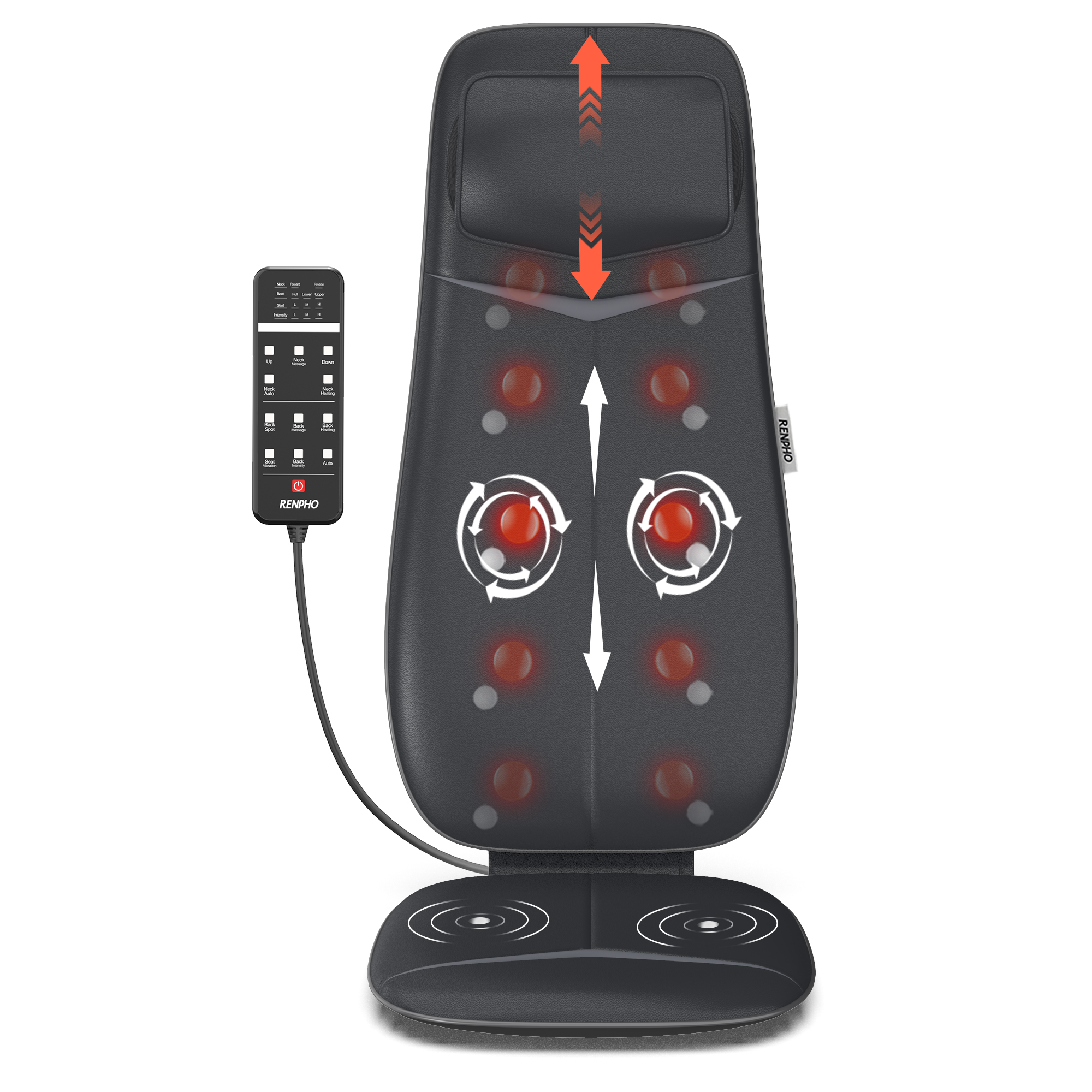 RENPHO Neck & Back Massage Cushion S BM076 Black