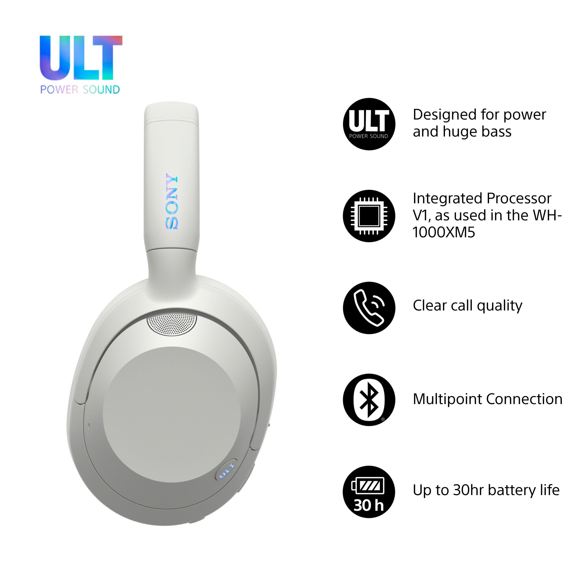 Sony ULT WEAR Over-Ear BT-Kopfhörer weiß