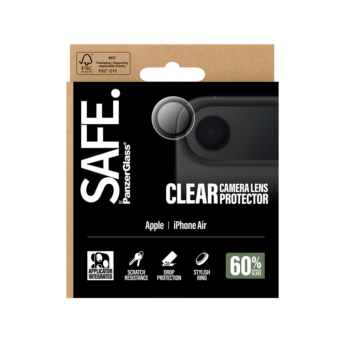 SAFE. BY CAMERA LENS PROTECTOR IPHONE 17 AIR