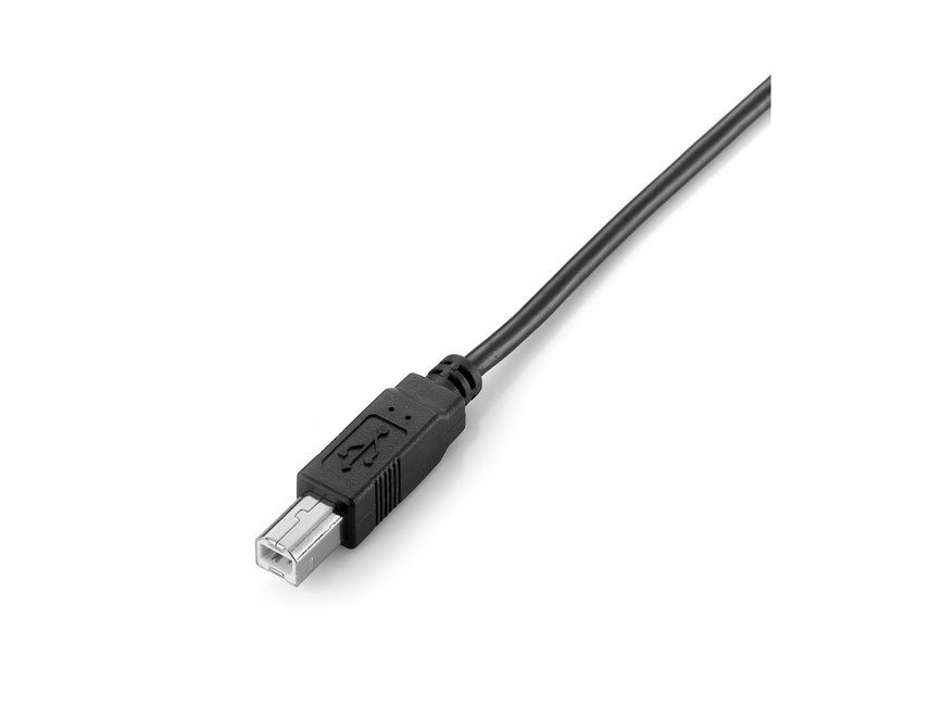 Equip USB2.0 Druckerkabel USB-A->USB-B St/St 2.00m schwarz Polybeutel