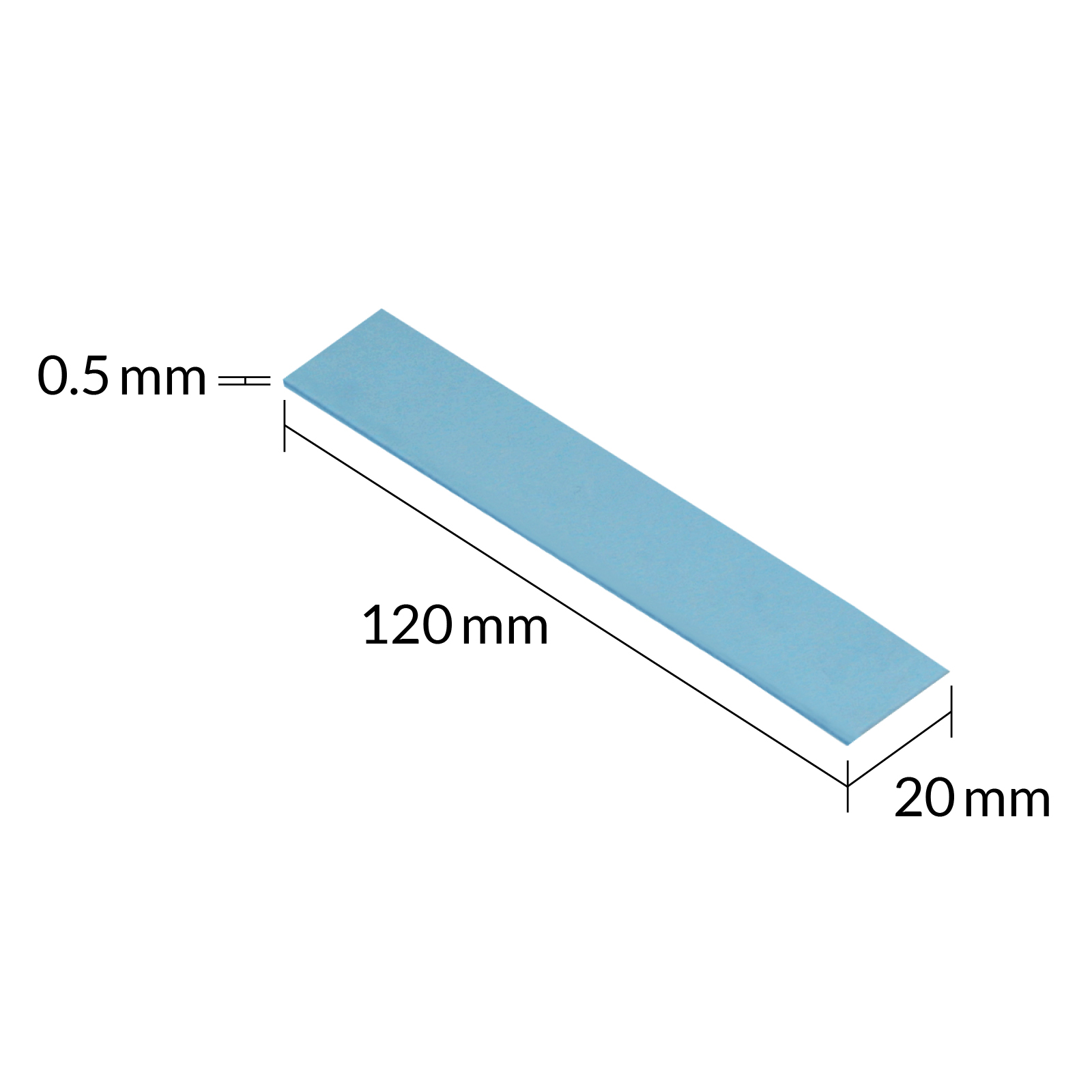 ARCTIC Thermal Pad TP-3 120*20mm (0,5mm) 4erPack