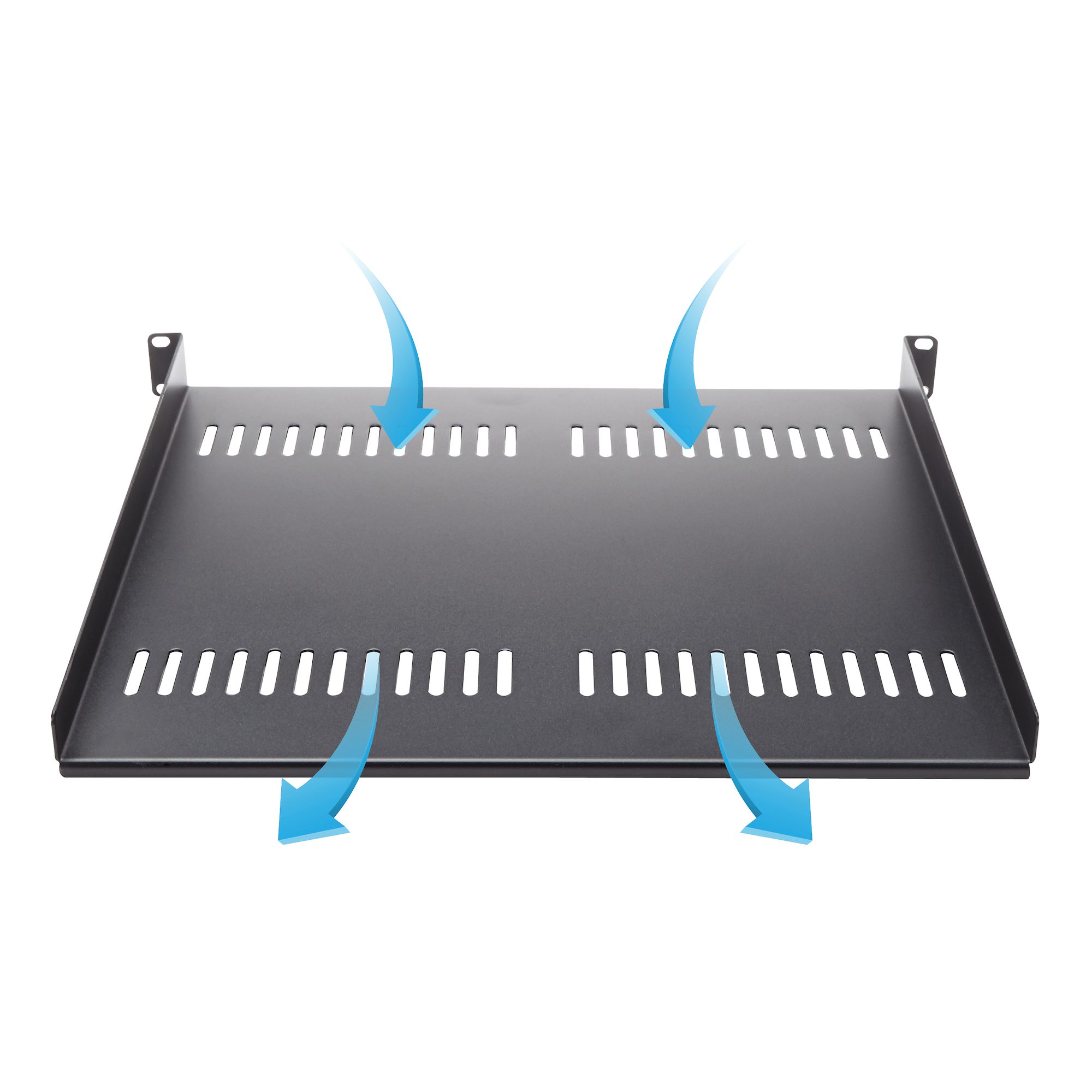 SERVER RACK SHELF VENTED 1U STE 482.6X44.5X406.4MM