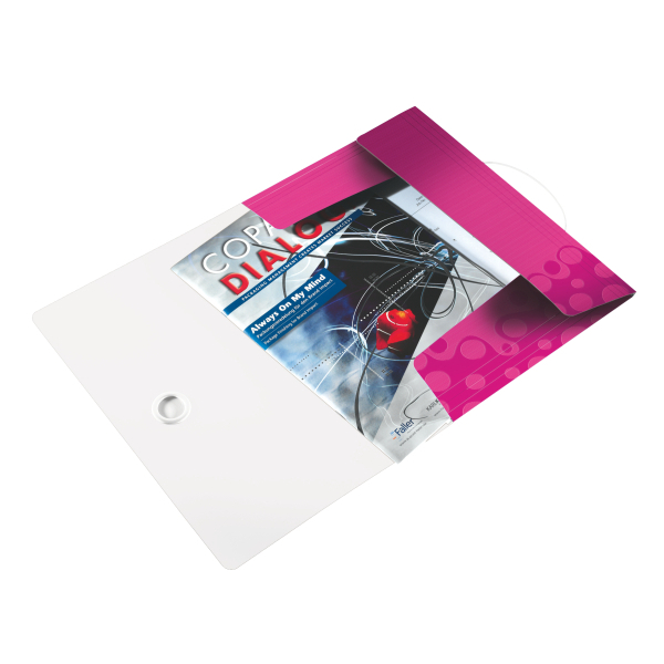 LEITZ Eckspanner WOW 4599 DIN A4 pink, 1 St.