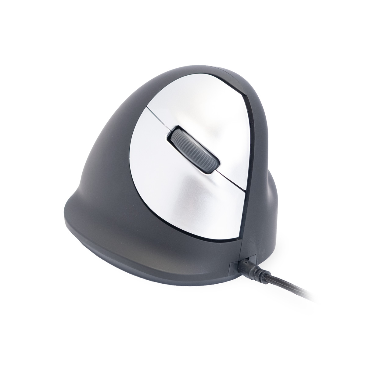 R-Go Maus HE ergonomisch rechts USB mittel schw./silb retail
