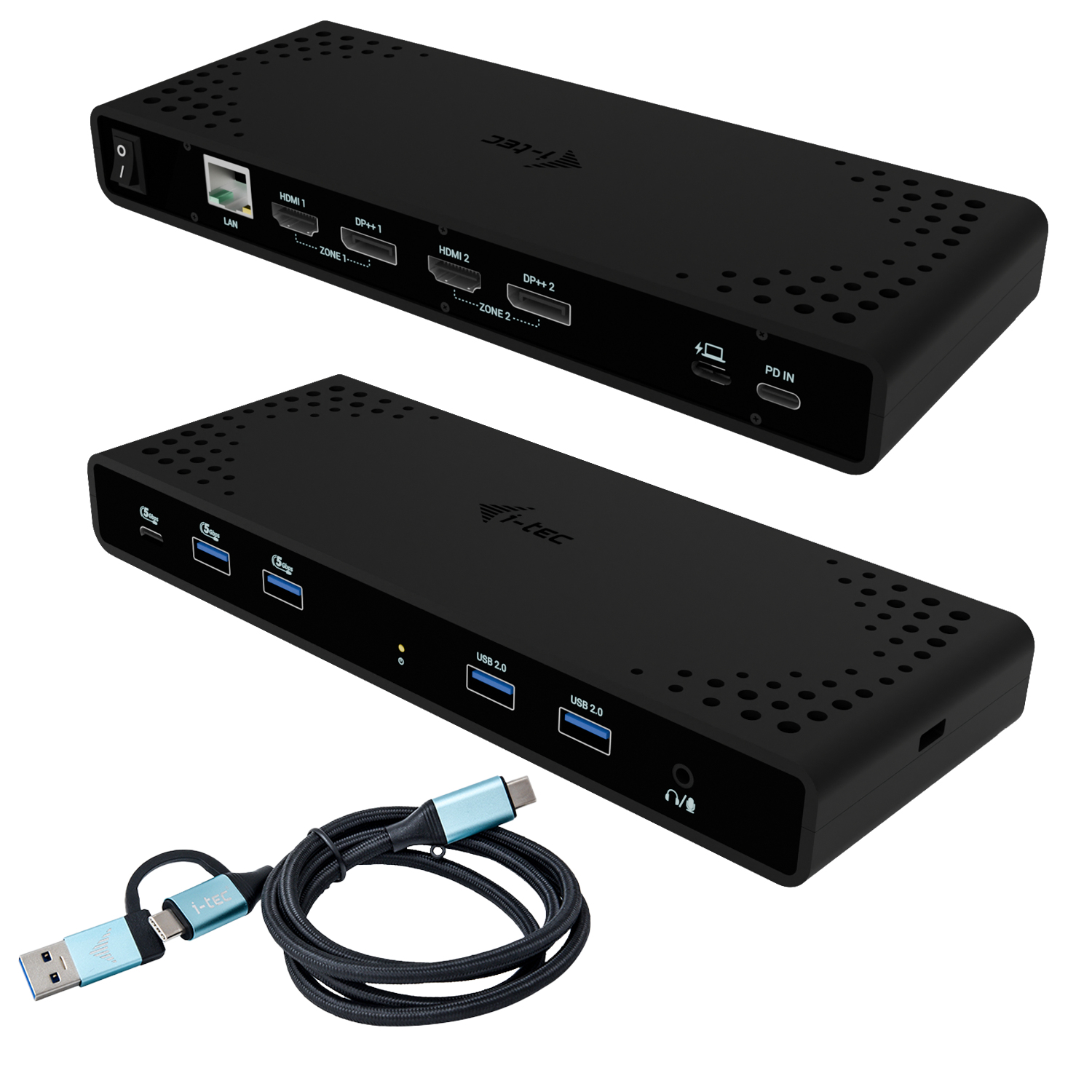 I-TEC Universal Dual 4K Display Docking Station PD 85W