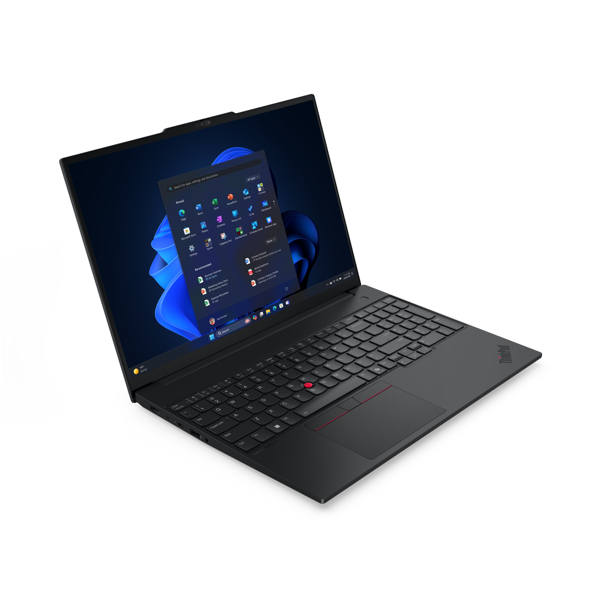 LENOVO ThinkPad E16 G3 AMD Ryzen 7 250 40,64cm 16Zoll No Touch WUXGA 16GB 512GB SSD UMA W11P No WWAN Black TopSeller