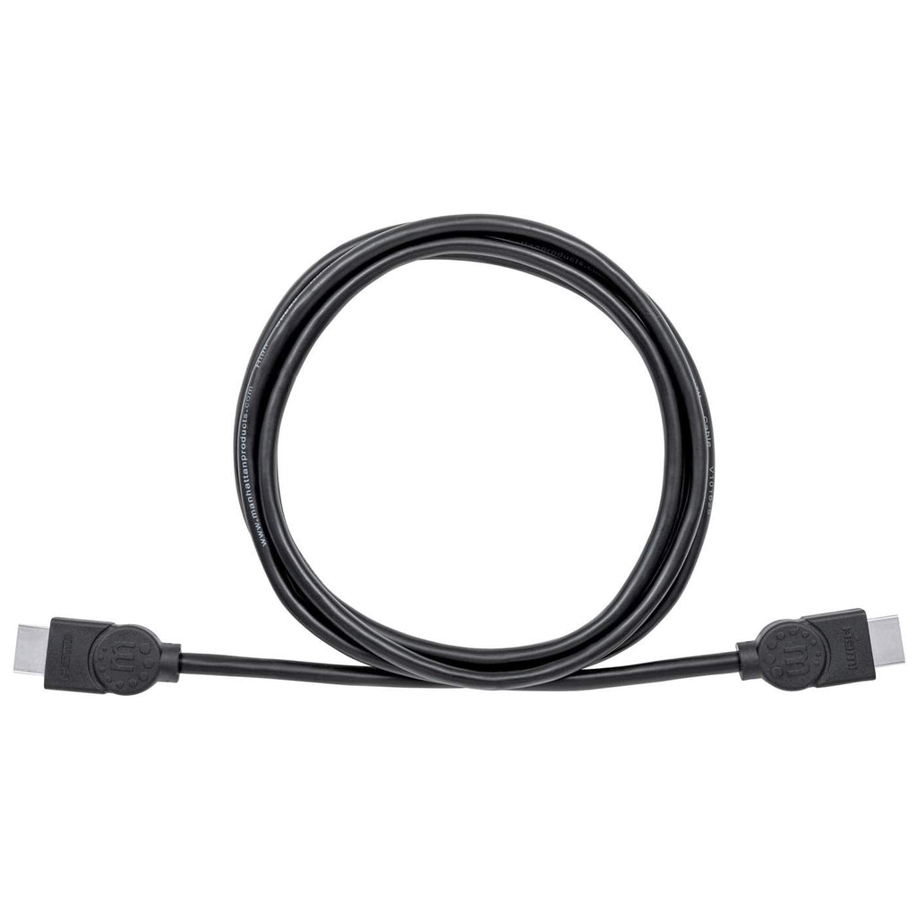 MANHATTAN HDMI-Kabel Ethernet A -> A St/St 2.00m ARC 28 AWG