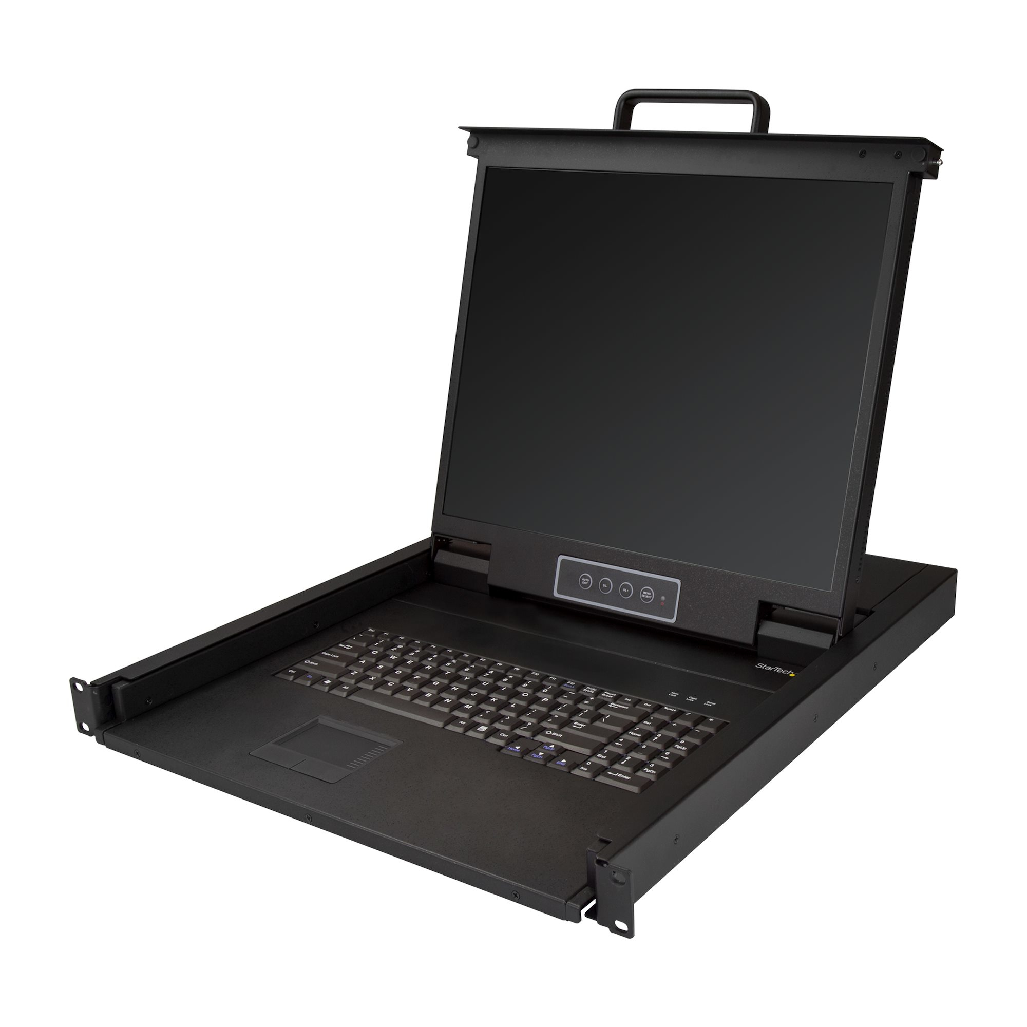1U SINGLE PORT KVM CONSOLE FOR SERVER RACK - VGA KVM - 19IN