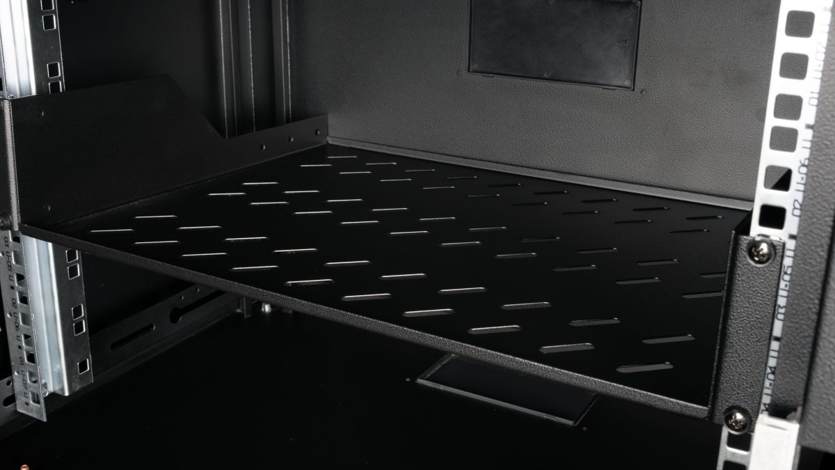 Equip 19 Fachboden fest für Serverschränke 35cm 2U schwarz