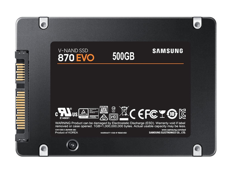 HDSSD 2.5 (Sata) 500GB Samsung 870 EVO Basic