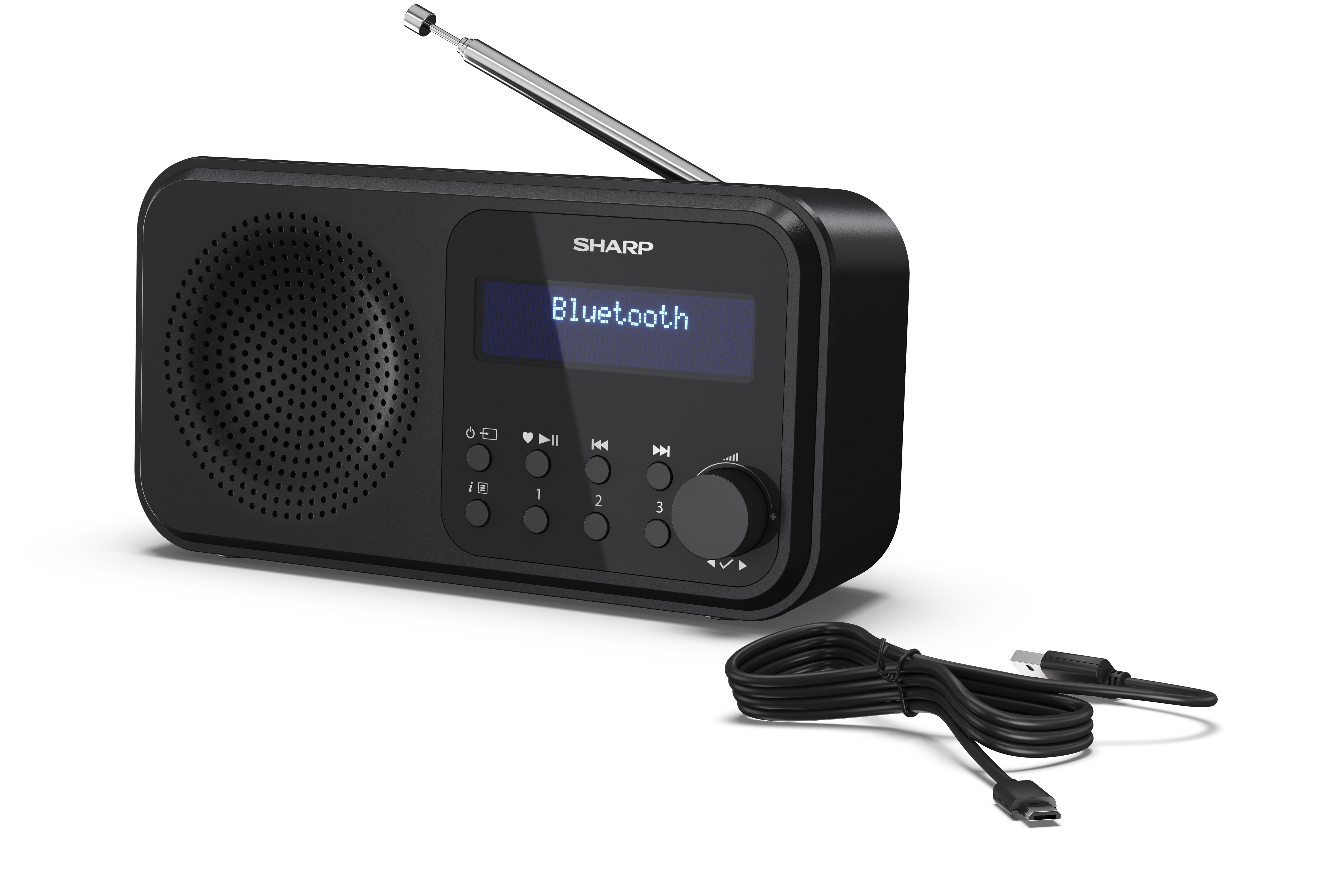 Sharp DR-P420 DAB+/BT Radio schwarz