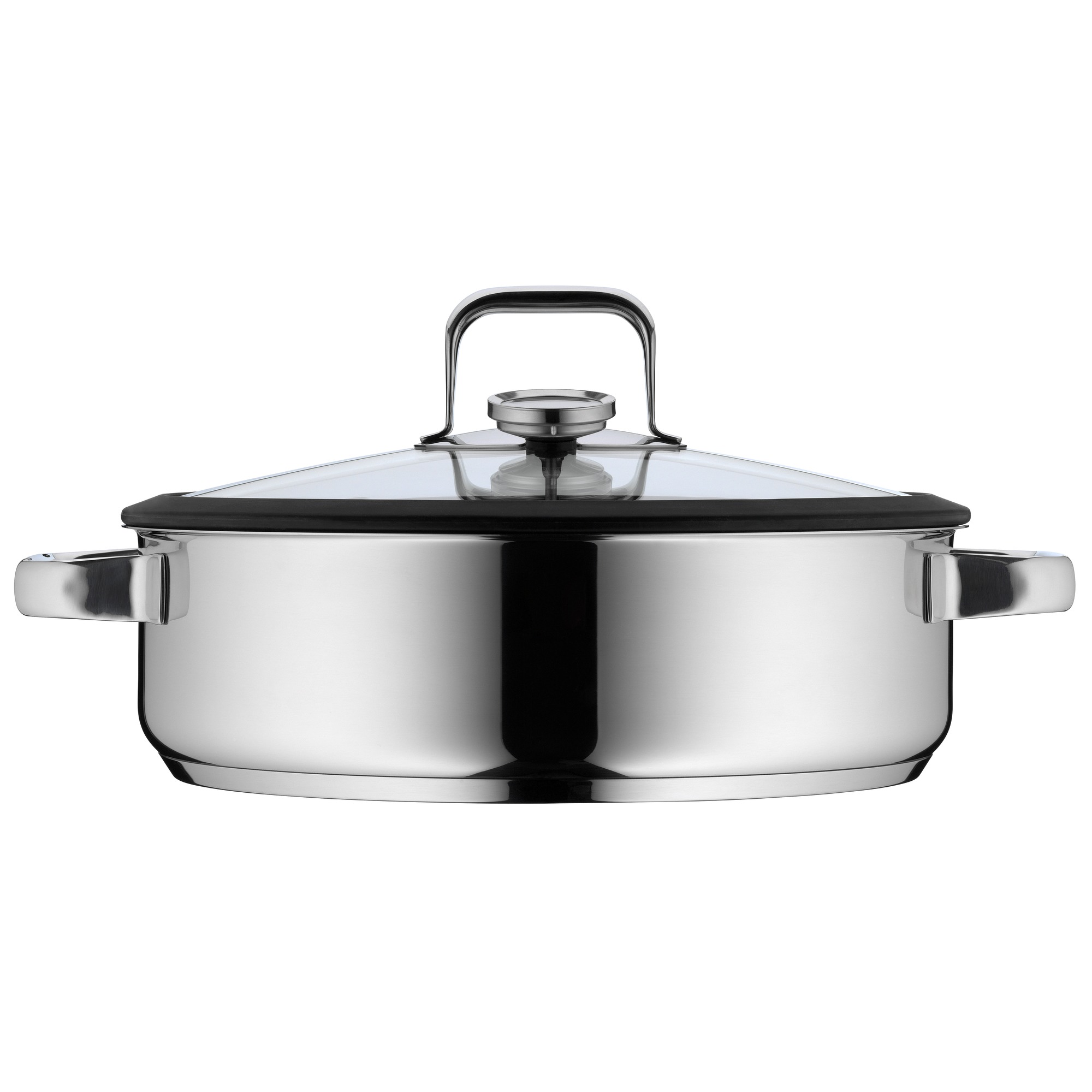 WMF 1743016040 Vitalis Dampfgarer rund Ø 28 cm ca. 5l mit Glasdeckel