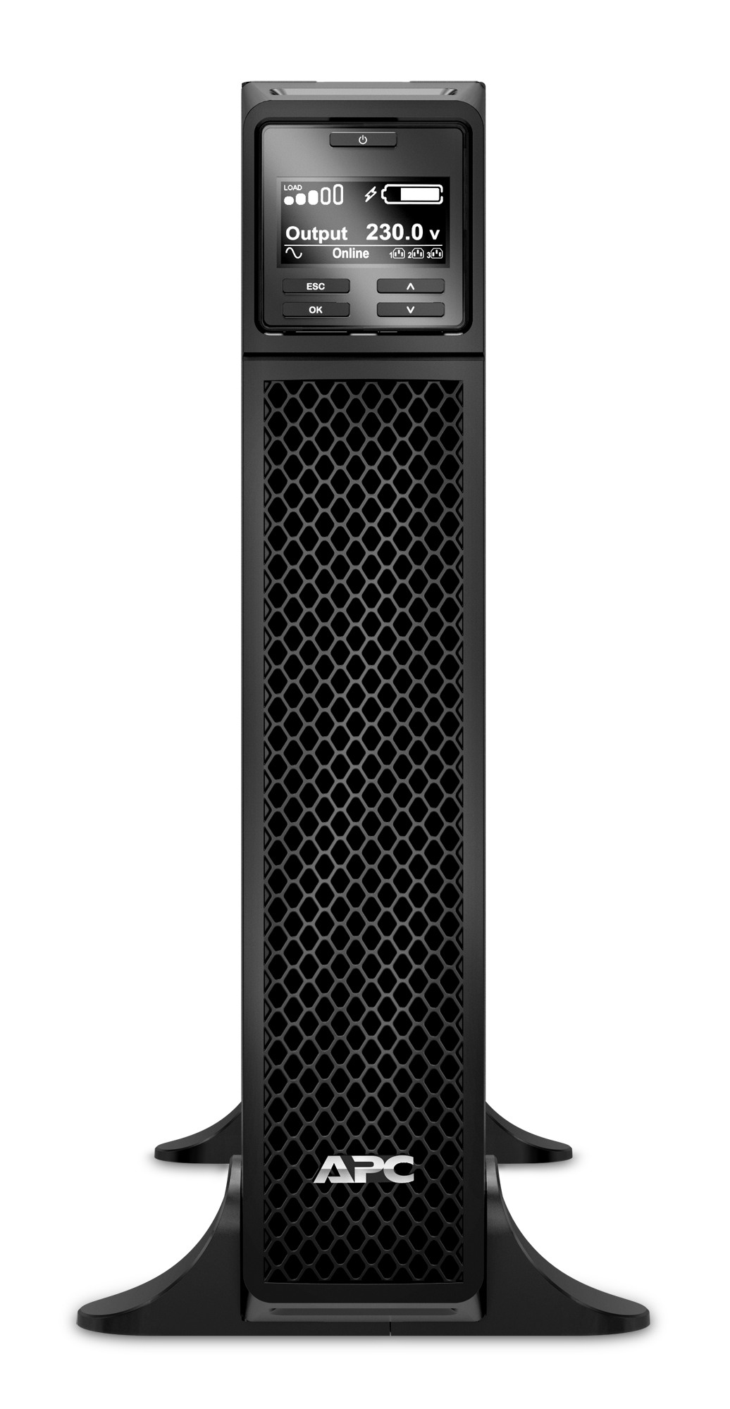 APC Smart-UPS SRT 1000VA UPS rack-mountable / external AC 230V 1000Watt 1000VA RS-232 USB output connectors 6 PFC Black