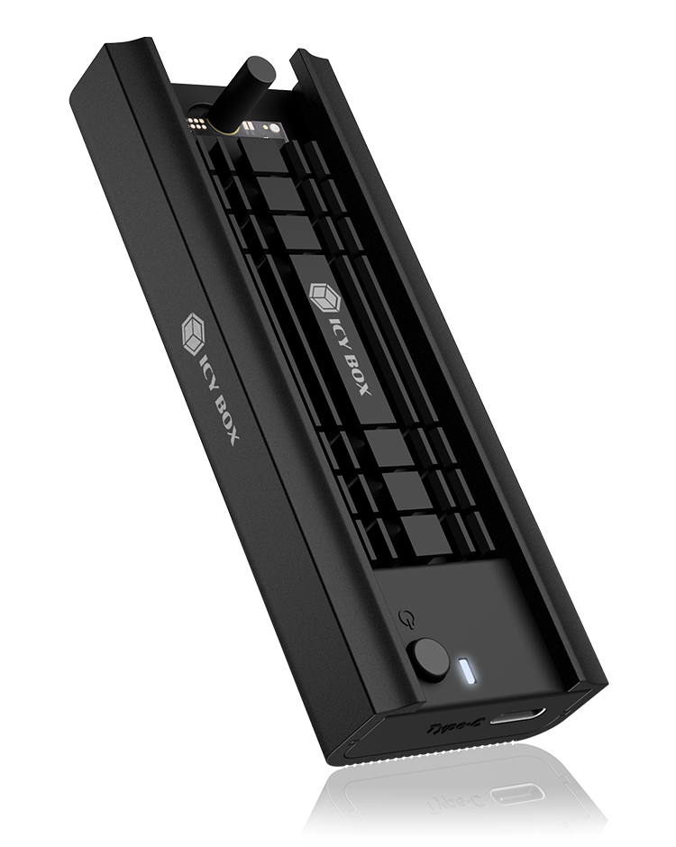Geh. IcyBox M.2NVMe & SATA SSD, USB 3.2 (Gen2)
