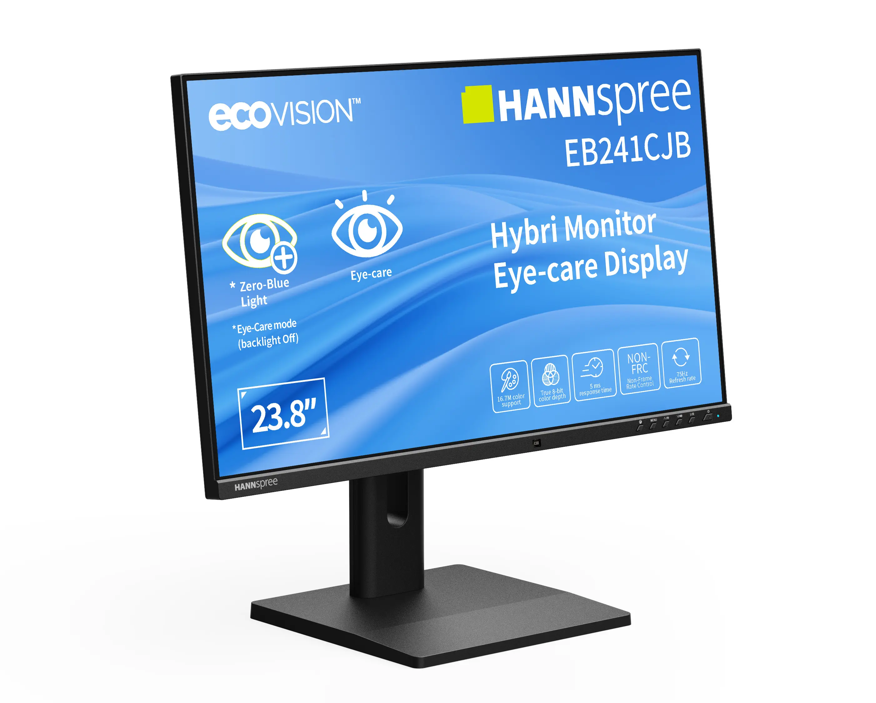 HANNSPREE EB241CJB 60,45cm 23,8Zoll 1920x1080 16:9 6ms HDMI DP USB (P)
