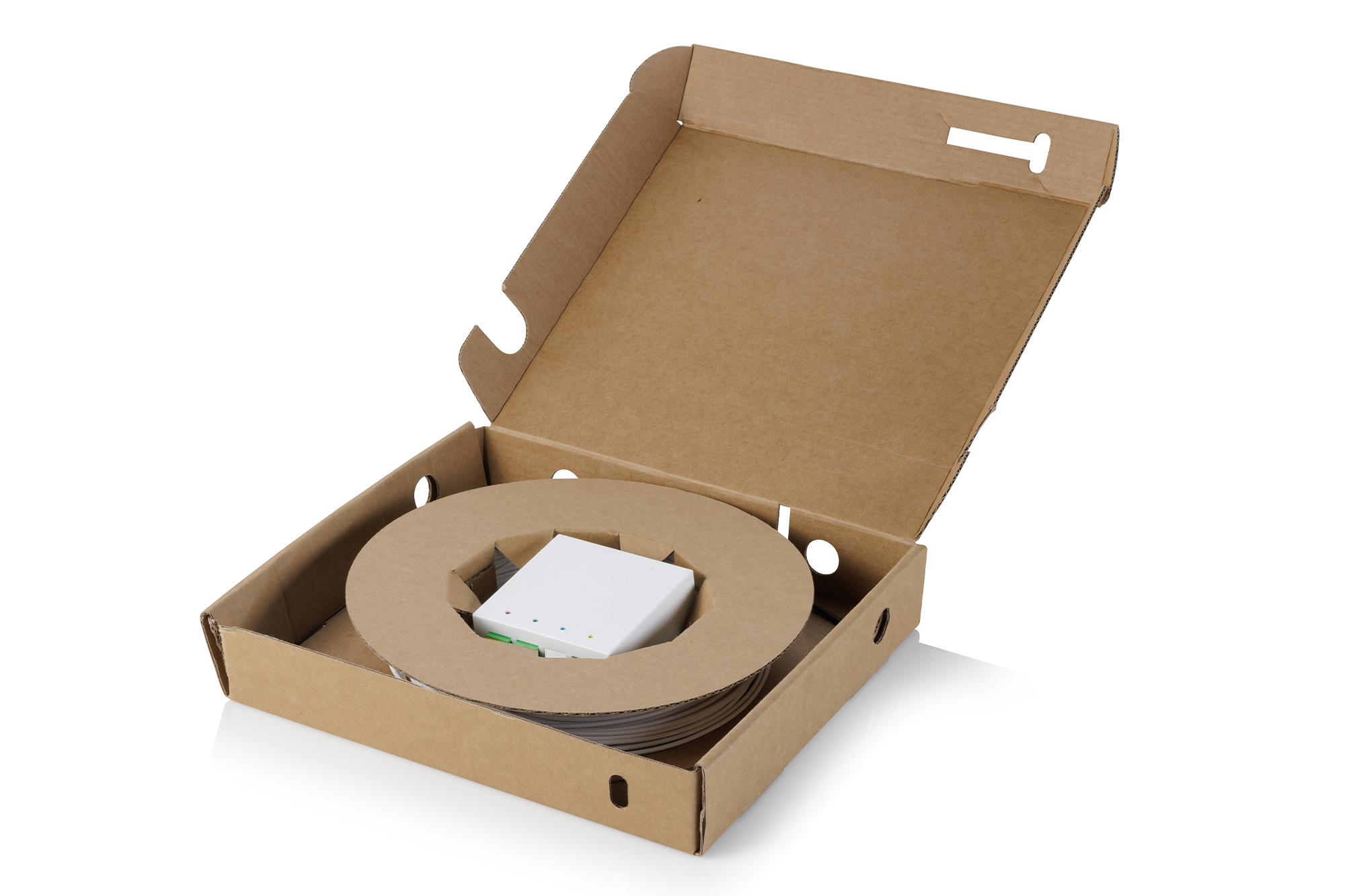 DIGITUS Fttx - Installation Kit SM G657A2 50 m LSZH CPR B2ca ein Ende 4F LC/APCein Ende leer