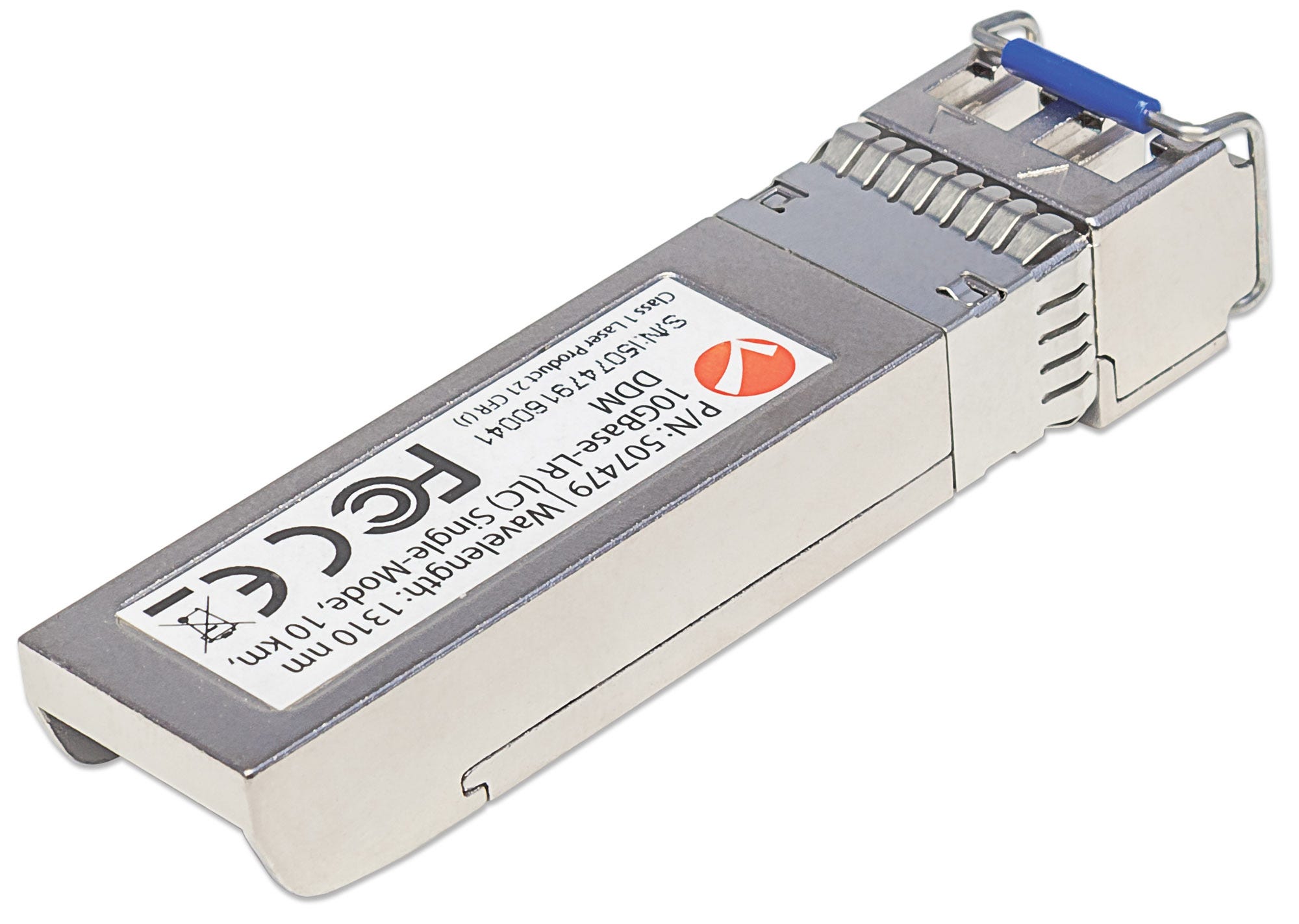 INTELLINET Gigabit SFP+ Mini-GBIC Transceiver 10GBase-LR (LC) Single-Mode Port Reichweite bis zu 10km Wellenlaenge 1310nm