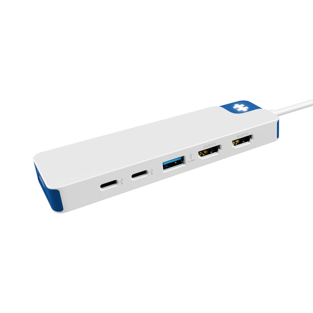 HYPERDRIVE FLEX 9 PORT DUAL 4K HDMI USB-C HUB (BLUE)