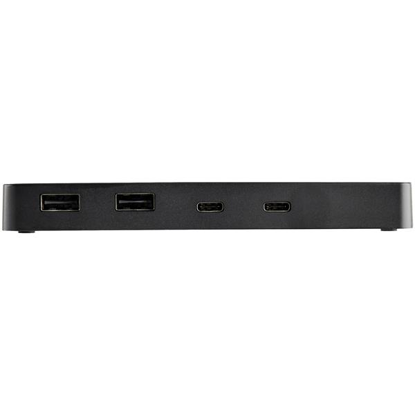 STARTECH.COM 2-Port USB-C KVM Switch - 4K 60Hz HDMI - Kompakter UHD Desktop KVM Switch mit USB-Typ-C-Kabeln - Busbetrieben
