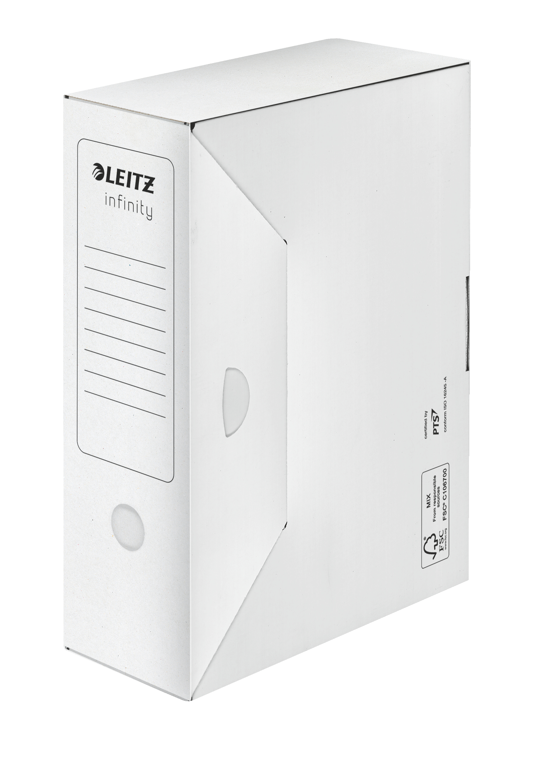 LEITZ Archivboxen Infinity weiß 10,0 x 33,0 x 25,5 cm, 10 St.
