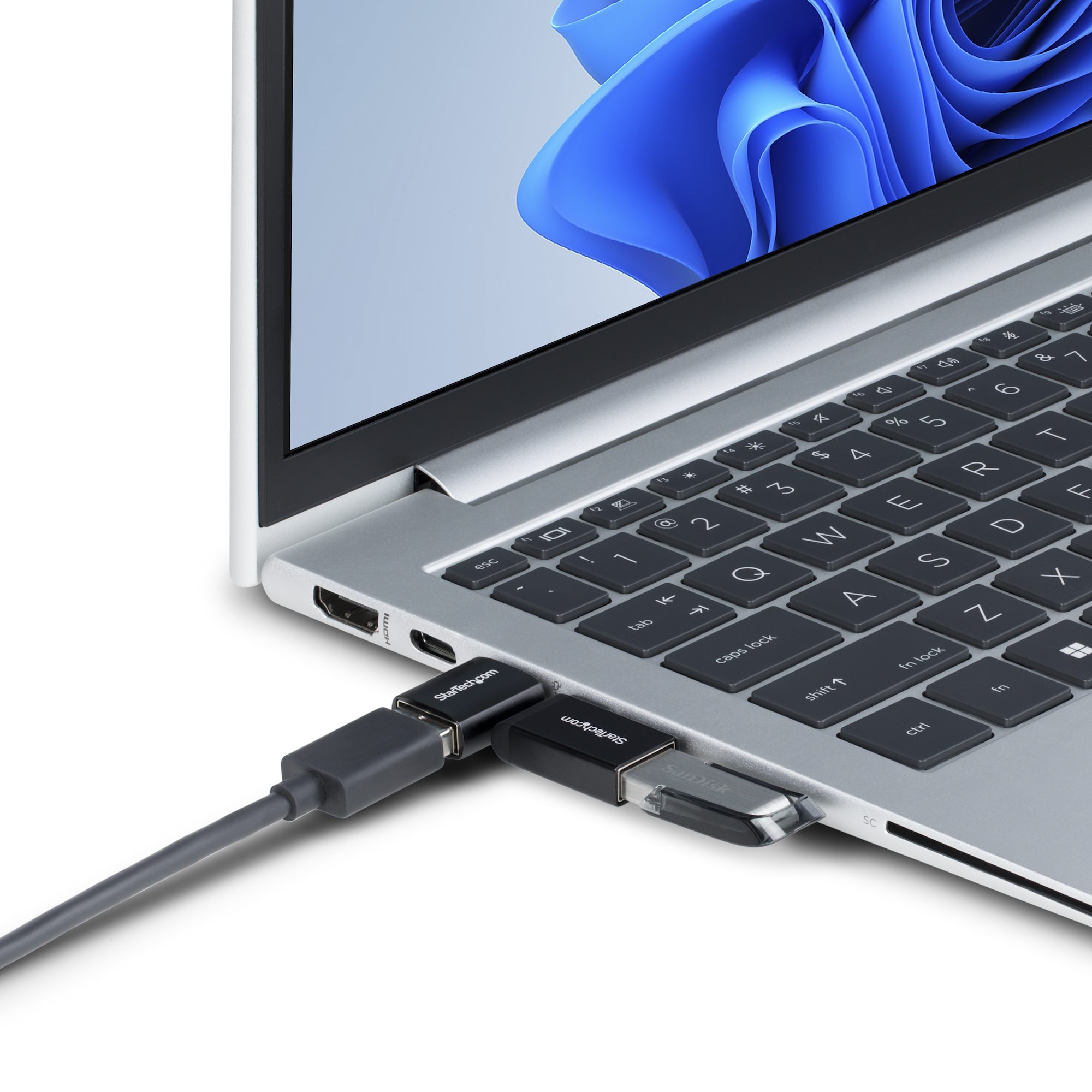 USB-C TO USB-A ADAPTER 5GBPS USB 5GBPS COMPACT METAL HOUSING