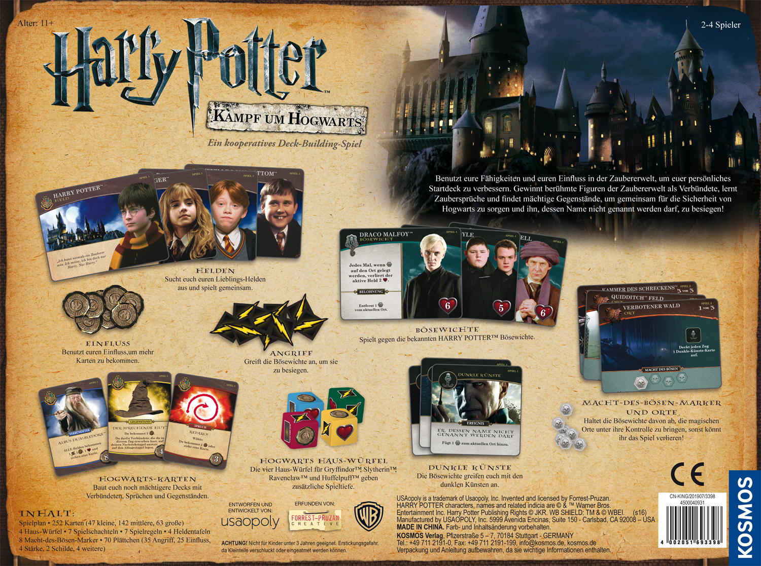 Harry Potter - Kampf um Hogwarts, Brettspiel