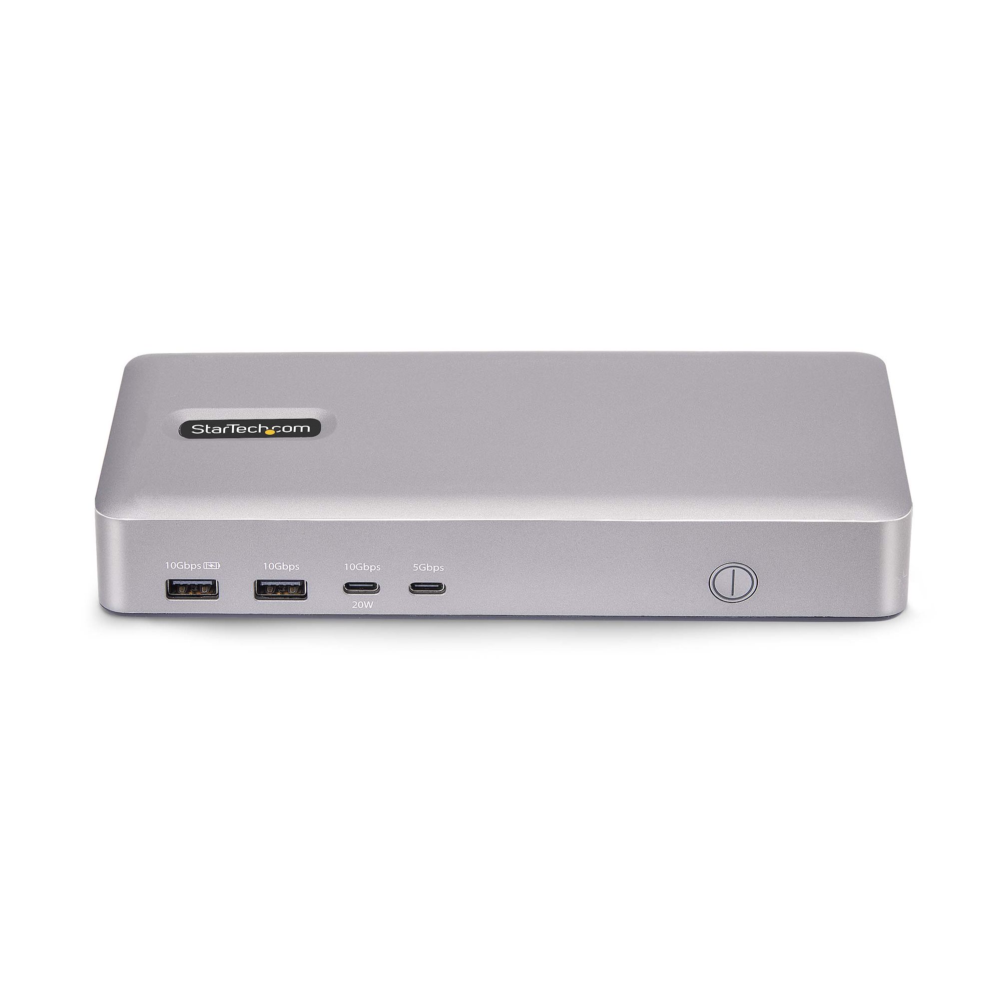 STARTECH.COM USB4 Docking Station 40Gbps 2x HDMI 2x 4K60Hz/1x 8K60Hz USB 2.5GbE 100W PD USB-C Laptop Dockingstation