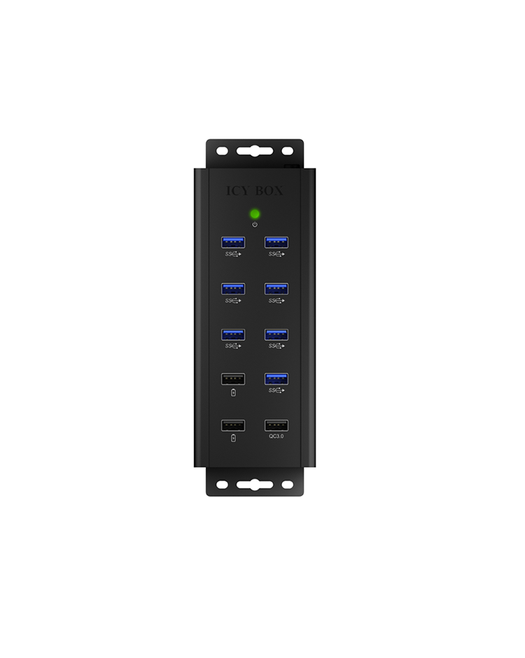 Hub 7-Port IcyBox USB 3.0 IB-HUB1703-QC3 inkl. 3 Ladeports