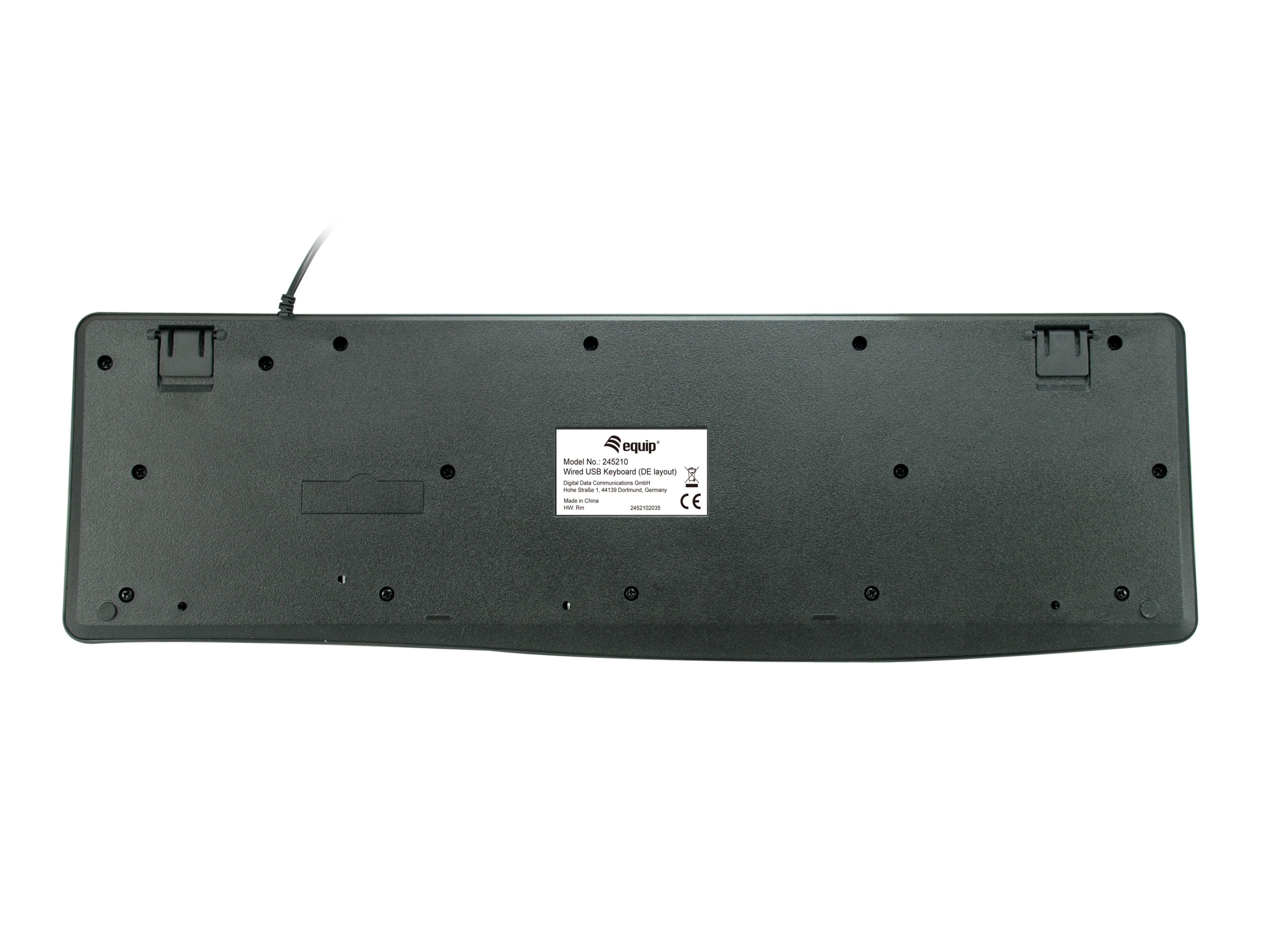 Equip Tastatur Kabelgebunden PT schwarz 1.50m