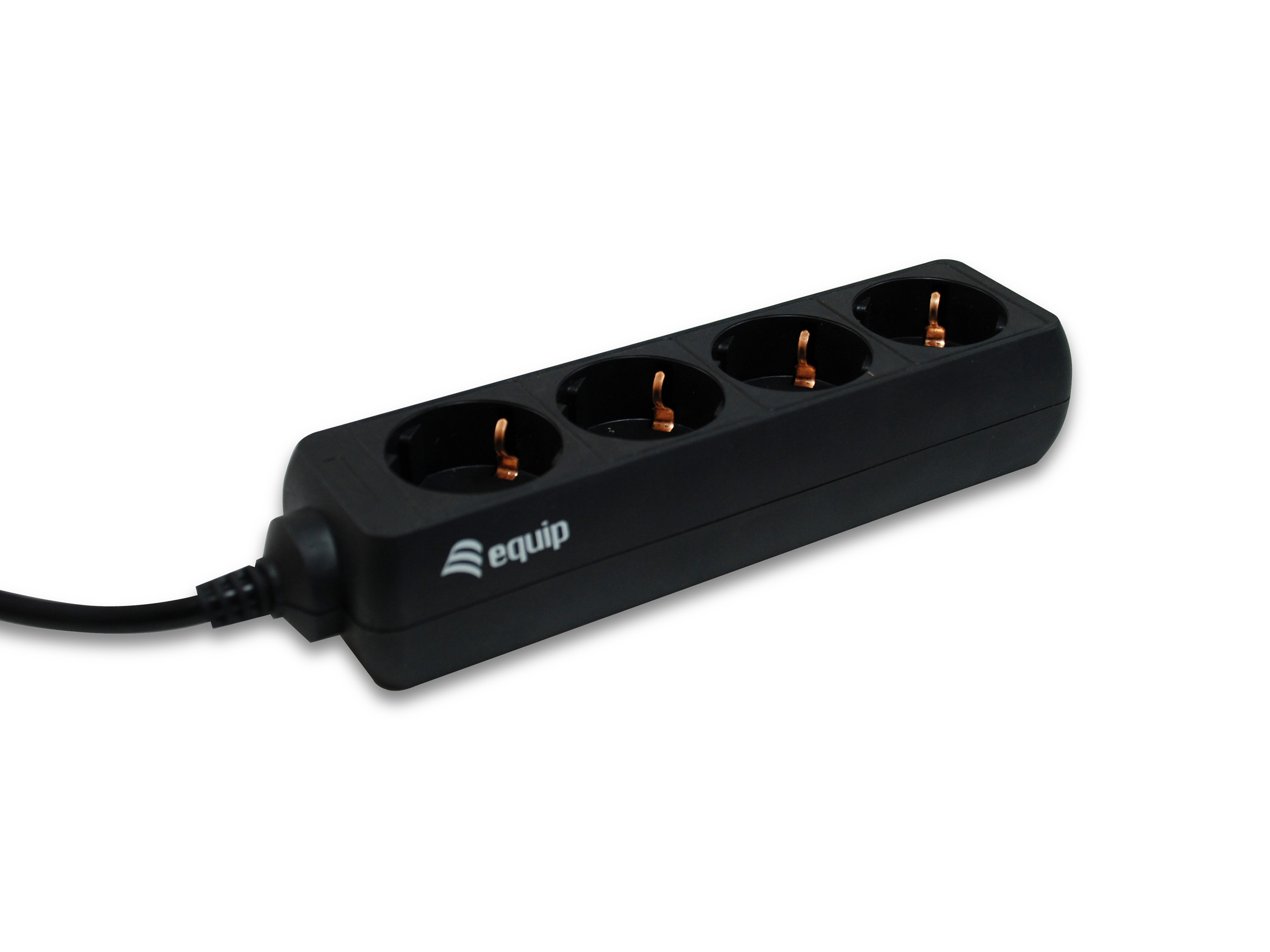 Equip Steckdosenleiste 4xSchuko->St.IEC320 C14 sw. Pla.