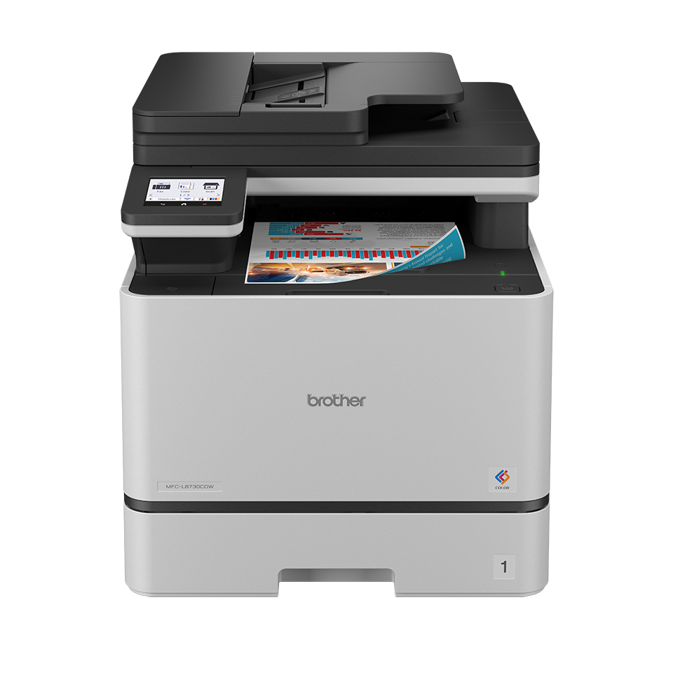 brother MFC-L8730CDW 4 in 1 Farblaser-Multifunktionsdrucker grau