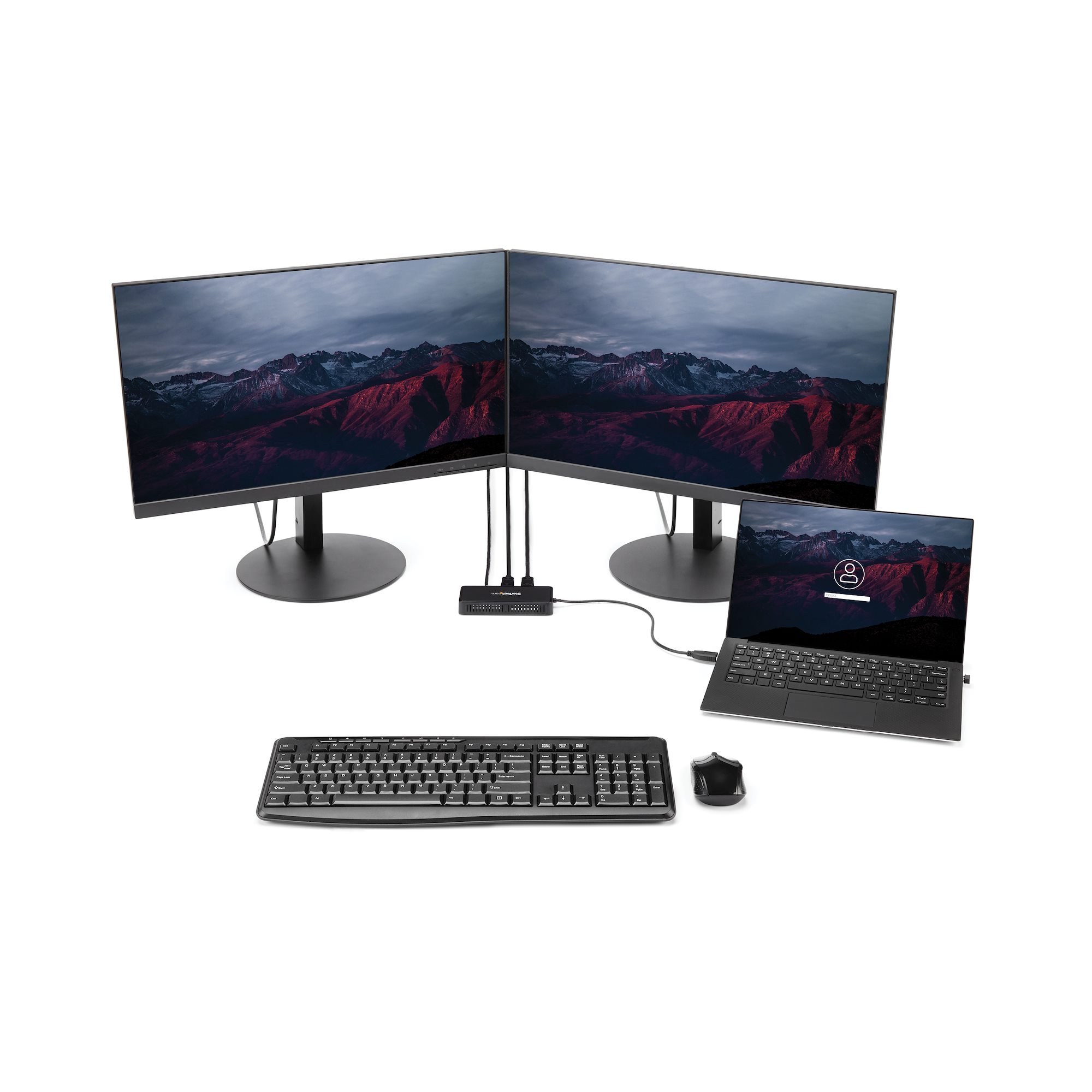 StarTech.com Mini Dock USB 3.0 DisplayPort Ethernet 30 cm Schwarz